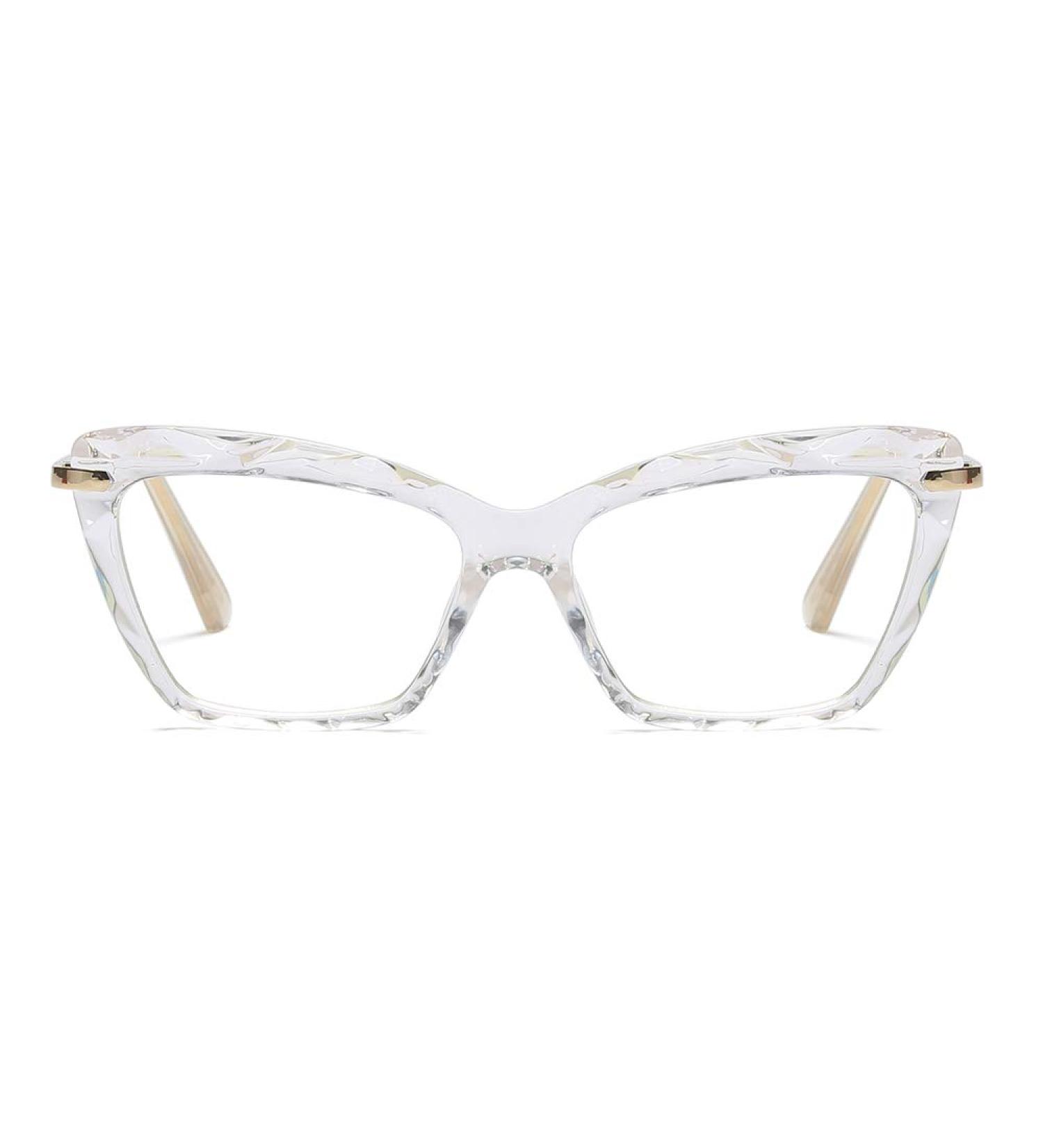 Women's Cat Eye Blue Light Blocking Computer Reading Glasses | Anti Glare Lens | 1.25x Magnification - Buy Online on GoSupps.com