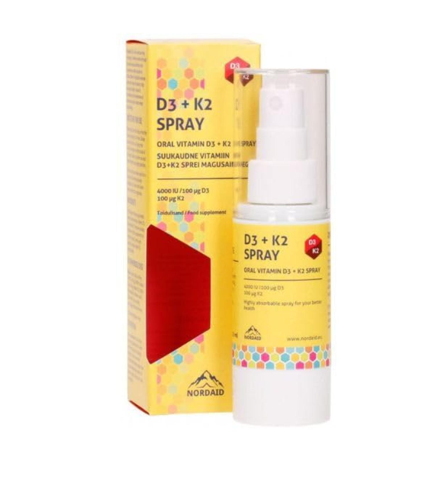 Fotopharmacy Nordaid K2 + D3 Oral Spray 30ml