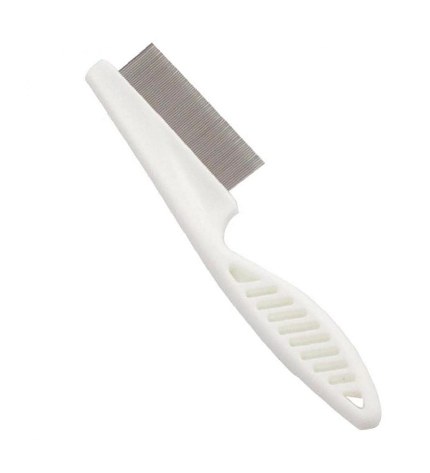 1 Piece Stainless Steel Flea Comb for Cats & Dogs - Soft Grooming Tool for Flea & Hair Care - Pet Supplies - Buy Online on GoSupps.com