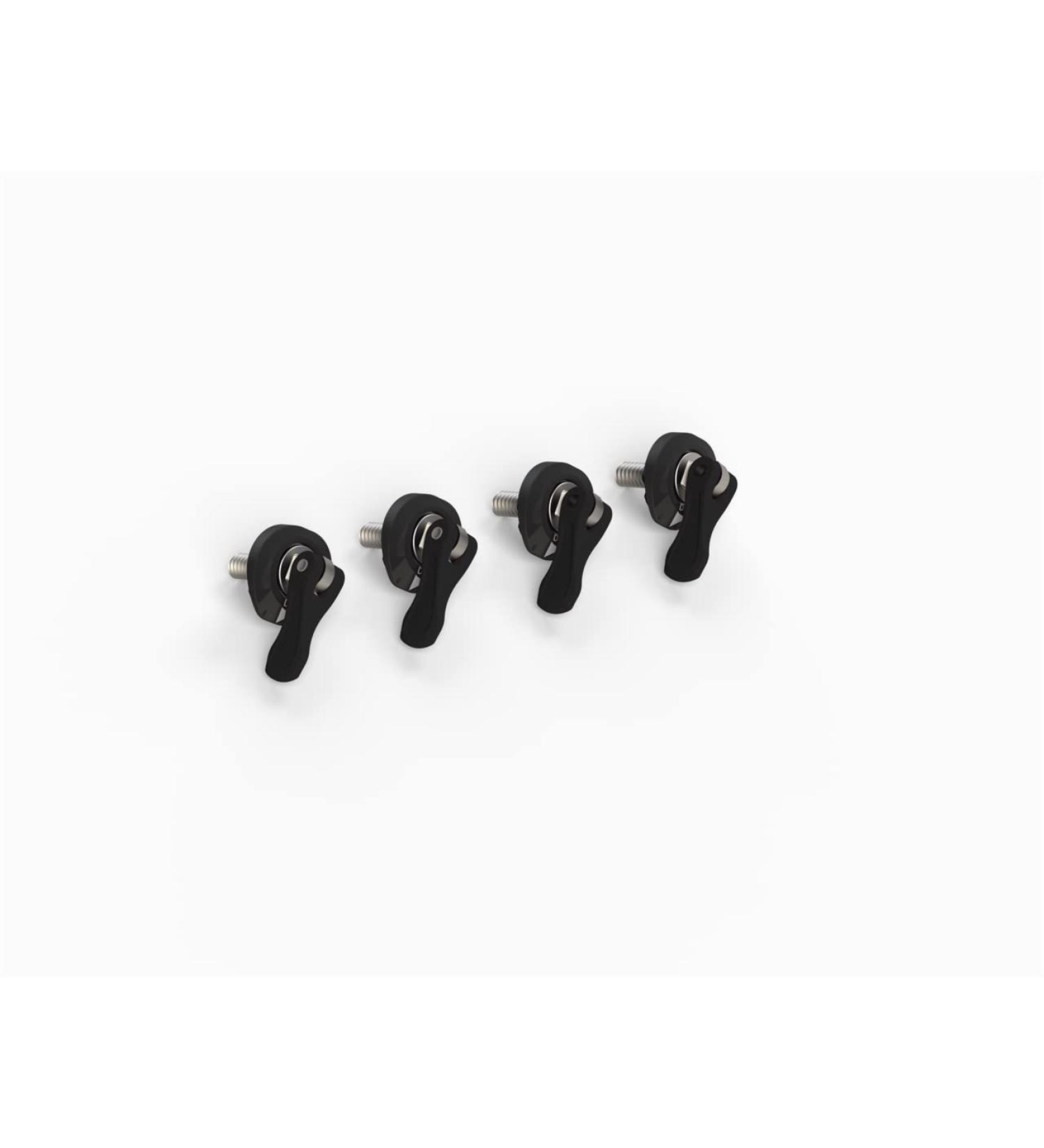 Ronix M6 Toggle Bolt Baseless Wakeboard Boot Hardware (Set of 4) Black