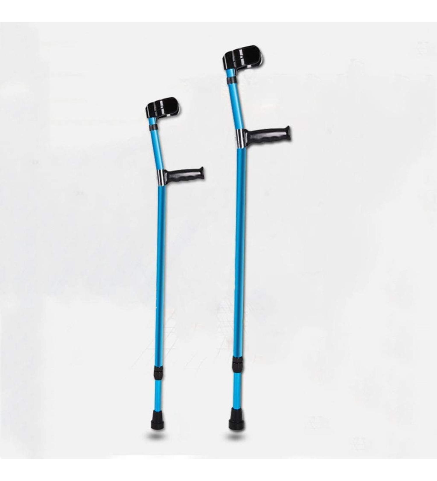 Forearm Crutches Adjustable Pair of Lightweight Forearm Walking Crutches 14 Gears Adjustable Walking Sticks 84-116cm Healthcare Mobility Lightweight Arm Crutch Independence - Buy Online on GoSupps.com