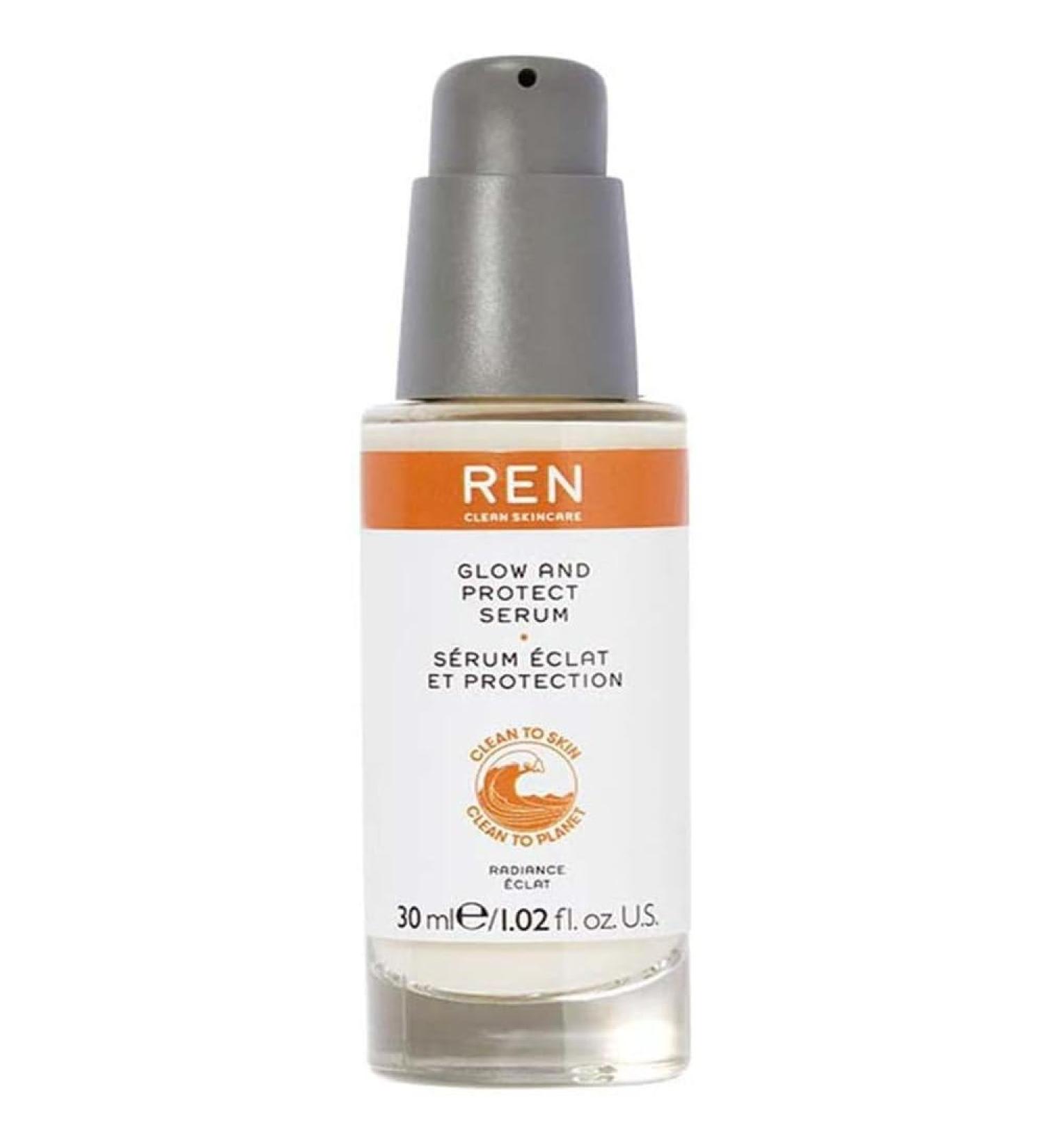 Buy REN Glow And Protect Serum 30 ML - Best International Shipping Radiant Skin Solution - Buy Online on GoSupps.com