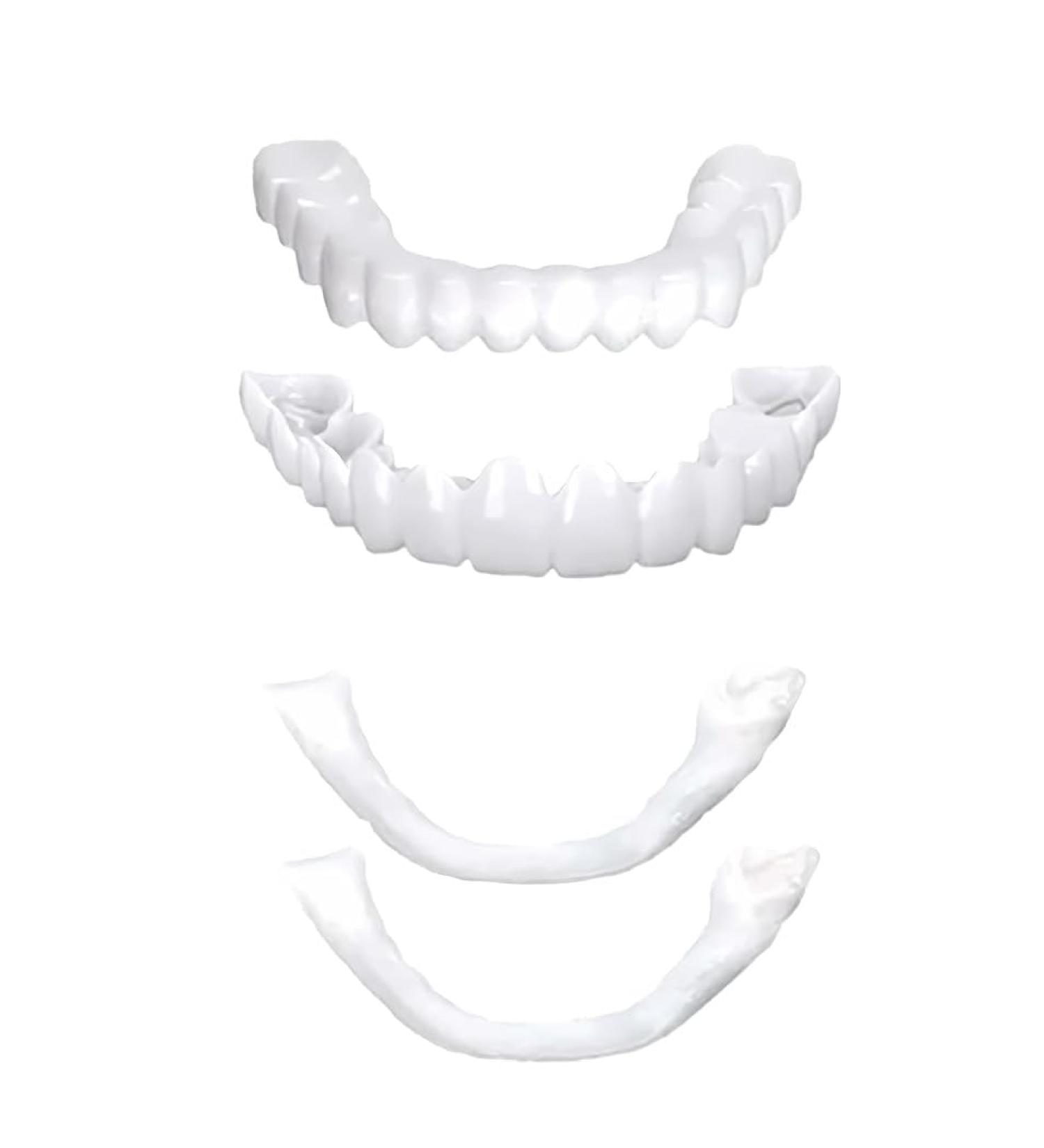 Adjustable Temporary for Men & Women Natural Comfortable Design to Restore Confident Smile 2 Pairs(6.0) - Buy Online on GoSupps.com