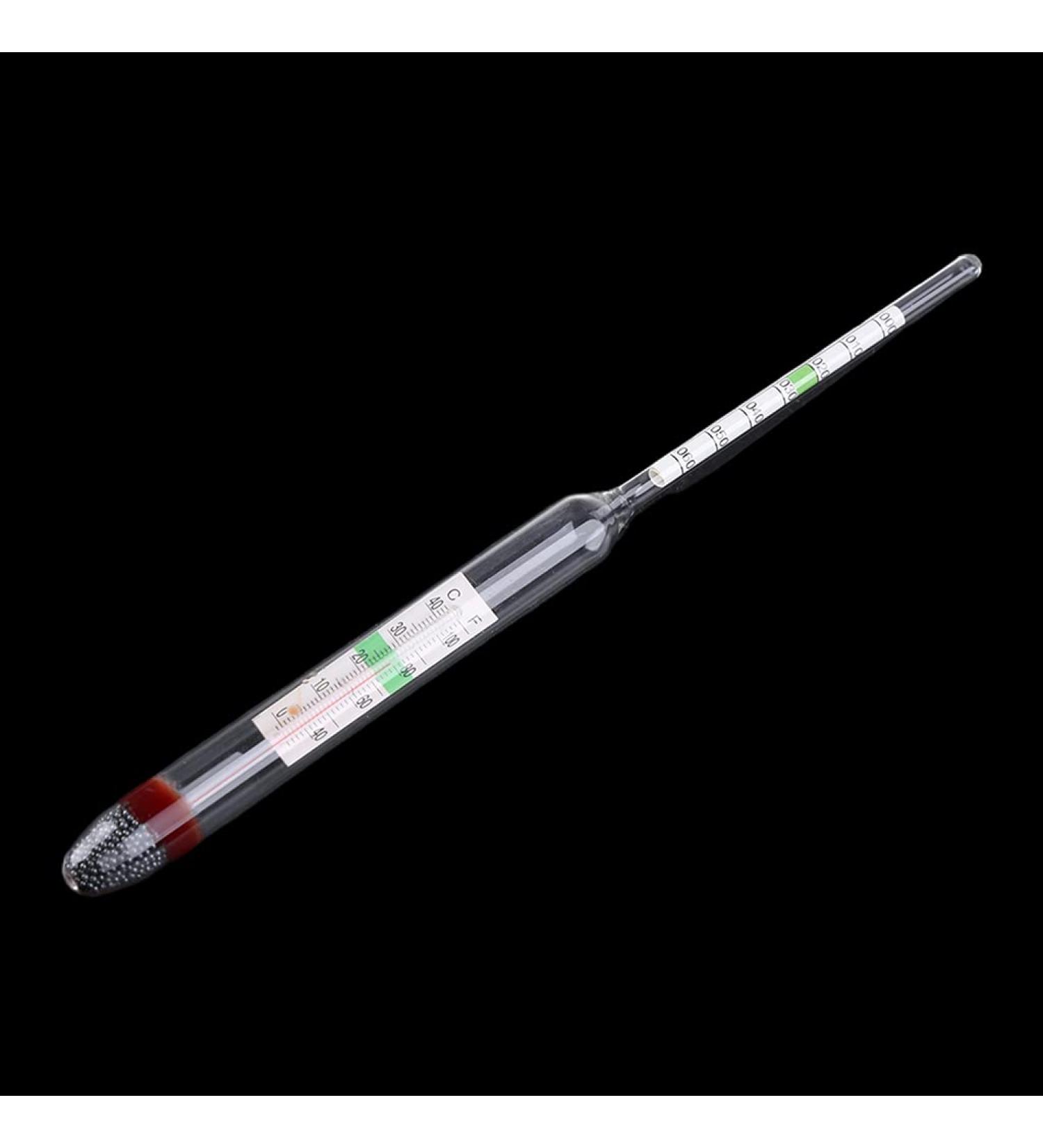 Glass Aquarium Hydrometer with Built-in Thermometer Marine Floating Salt Water Salinity Tester Range 1.000-1.060 7.87inch for Aquarium Plants - Buy Online on GoSupps.com
