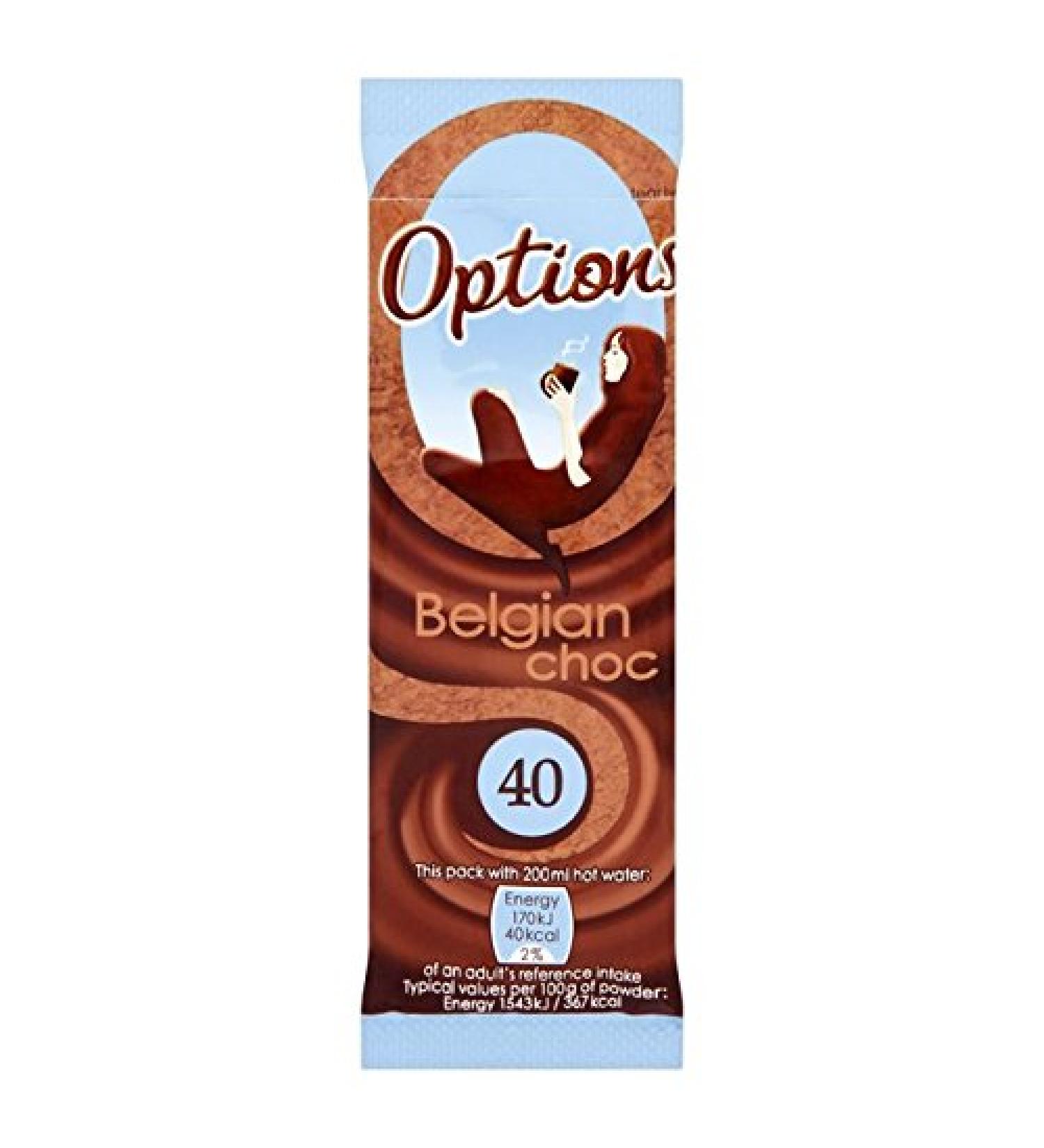 Options Chocolat Belge Sachet 11G