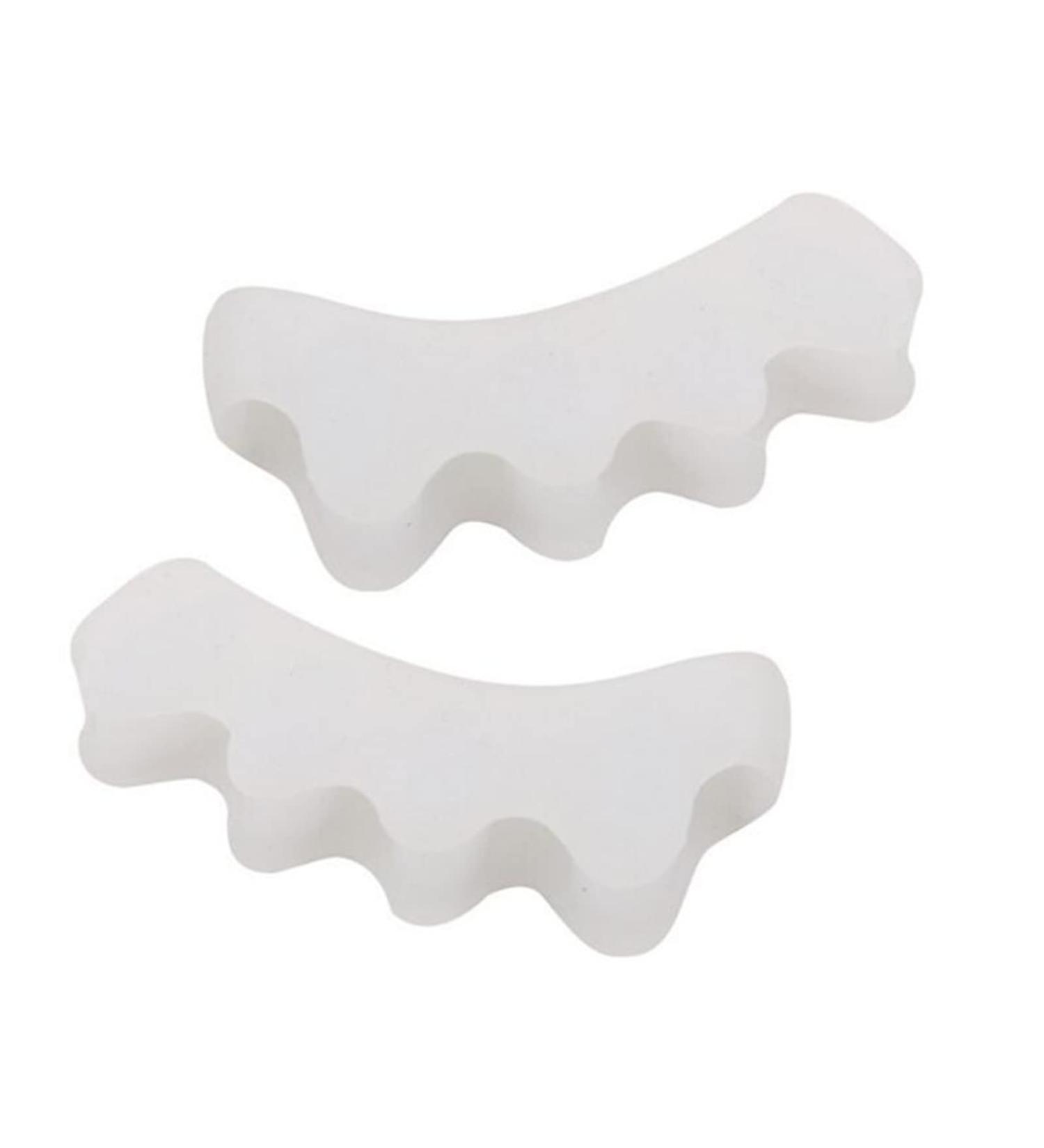Zittop Toe Separators - Bunion Corrector & Toe Spacers Set for Pain Relief - Toe Stretcher for Hammer Toe - 4 Pieces, White - Men & Women - Buy Online on GoSupps.com