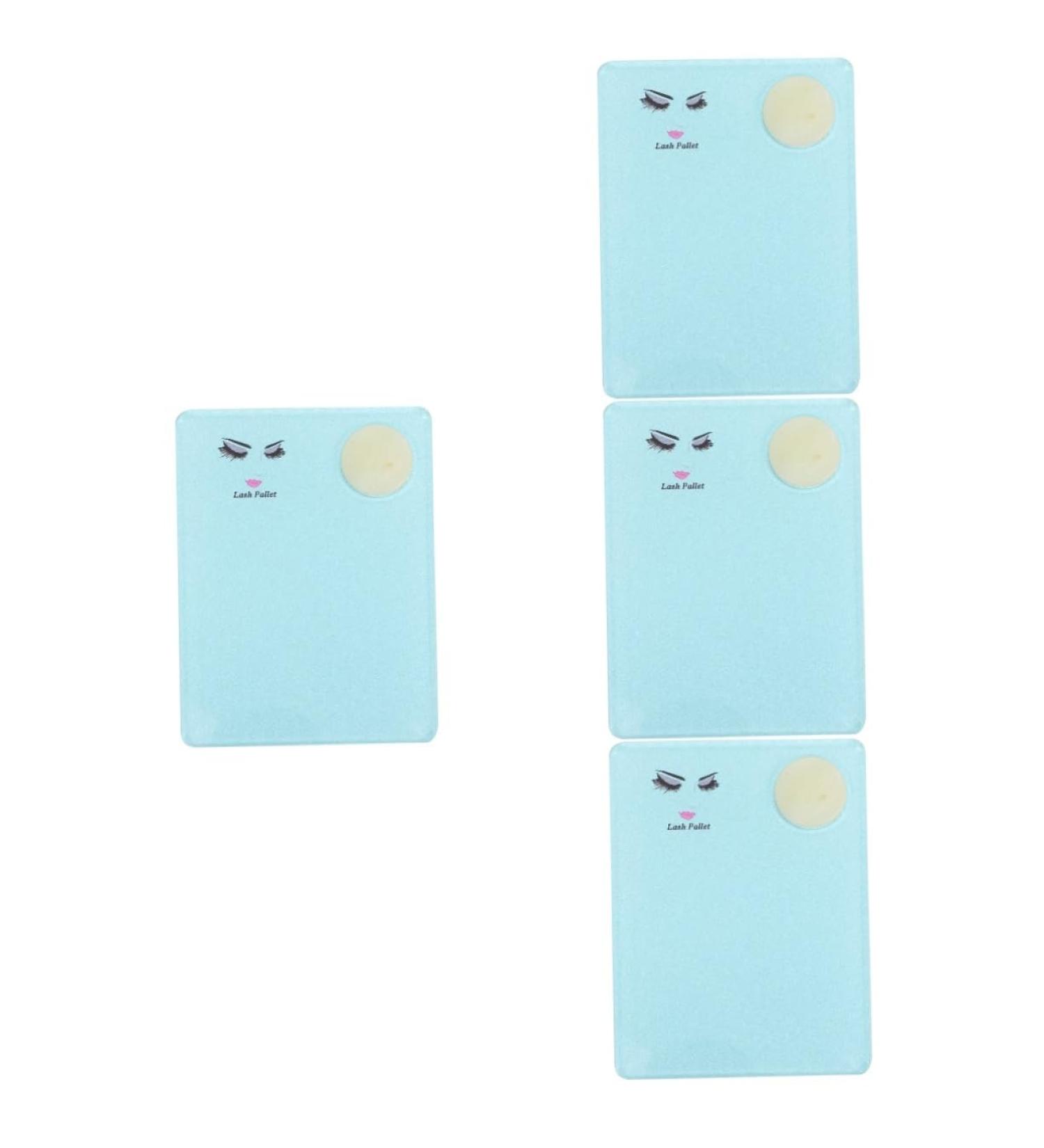 FRCOLOR 4pcs Eyelash Grafting Board - Jade Lash Glue Plates & Pallets for Extensions | Premium Eyelash Extension Tools - Buy Online on GoSupps.com