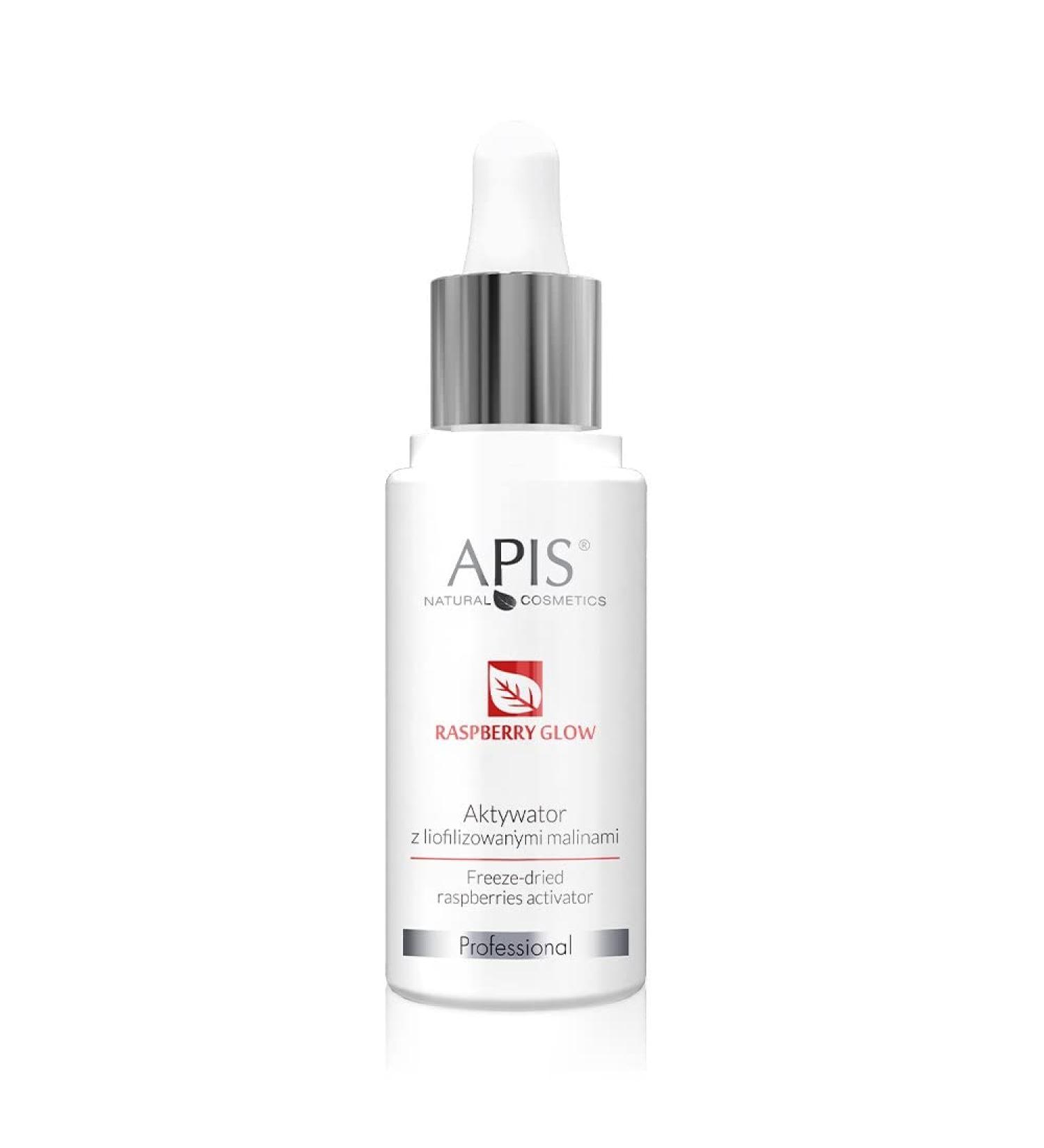 APIS APIS RASPBERRY GLOW Activator with Dried Raspberries Hyaluronic Acid Smooth and Glowing Skin 30ml