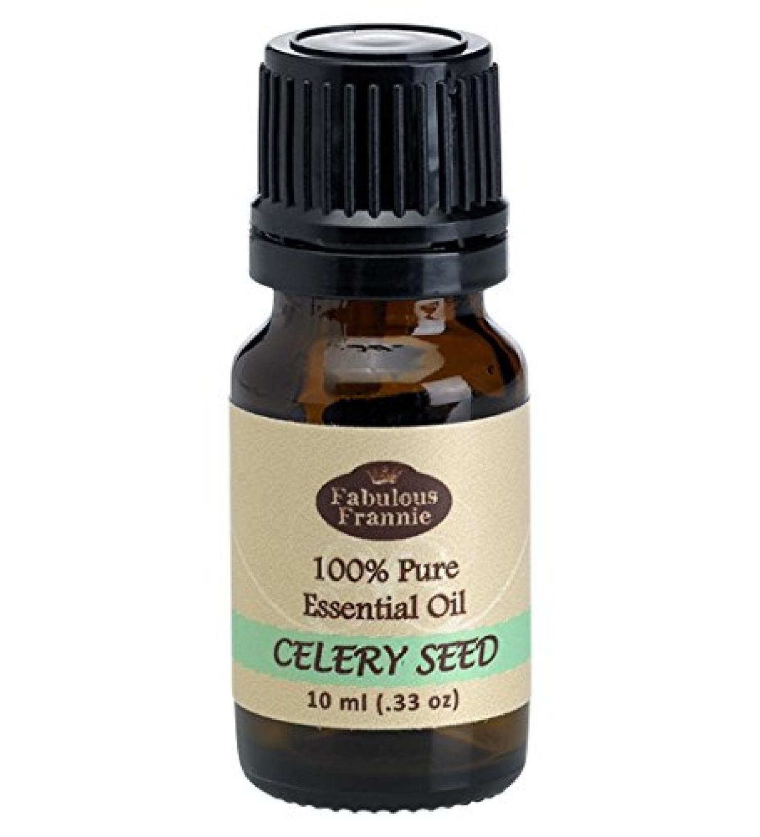 Fabulous Frannie Celery Seed 100% Pure Undiluted Essential Oil 10ml (Pack of 1)