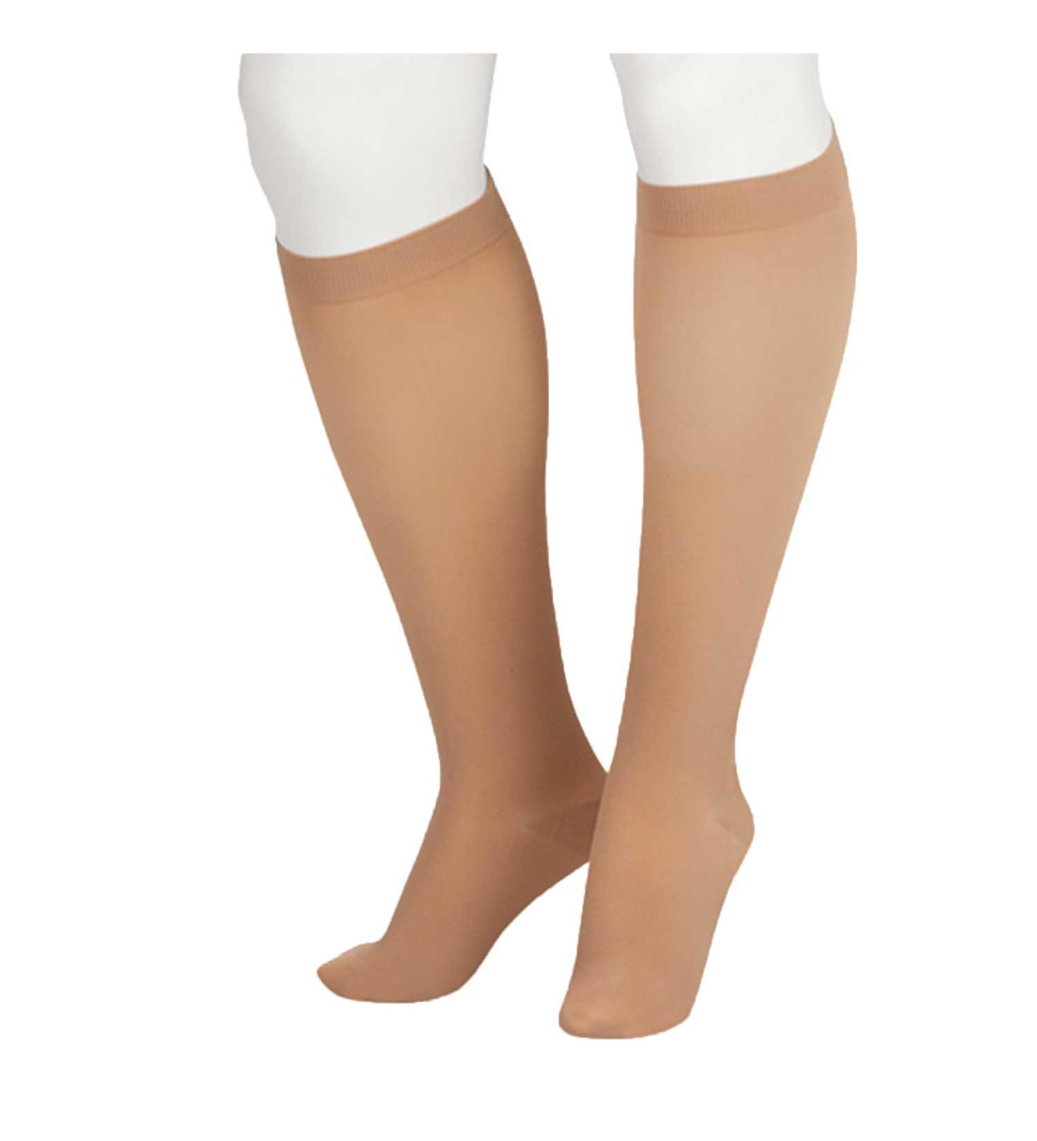 Juzo Soft 2001 Compression Knee-High Stockings 20-30mmHg Beige - Size II | International Shipping Available - Buy Online on GoSupps.com