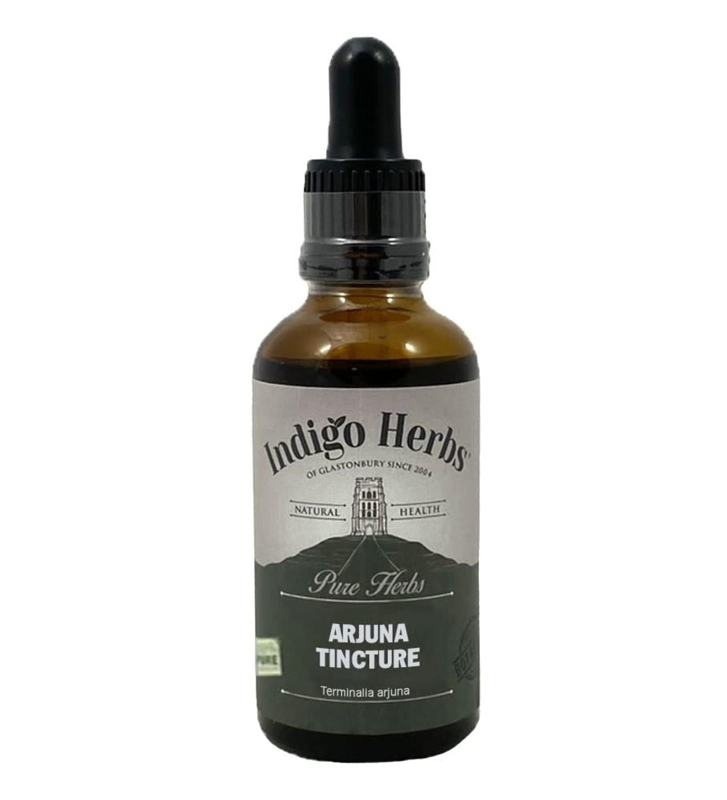 Indigo Herbs Arjuna Tincture 50ml | Ayurvedic Supplement 50 ml (Pack of 1)