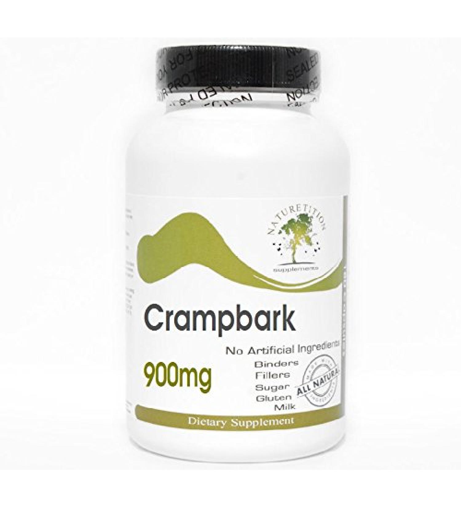 PureControl Supplements Crampbark Cramp Bark 900mg // 90 Capsules // Pure