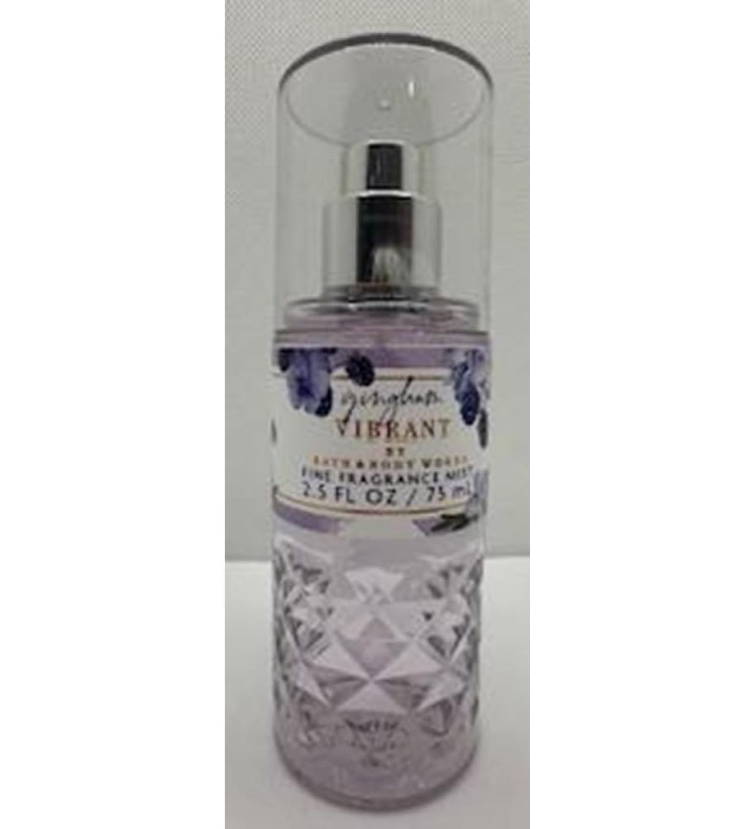 Gingham Vibrant Fine Fragrance Mini Travel Purse Size Mist Spray 2.5 Ounce Purple and Lavender