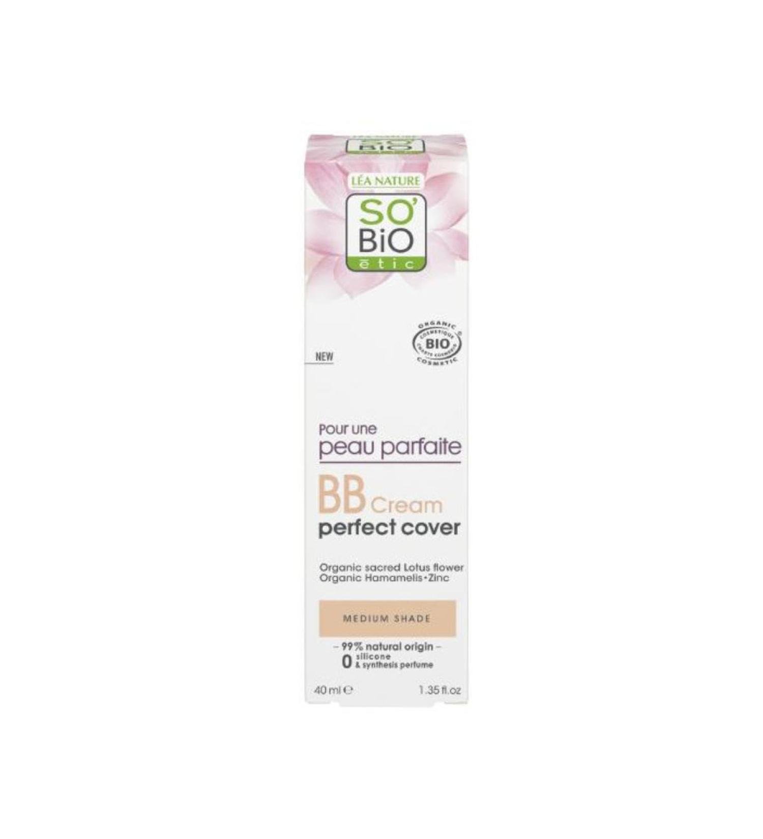 So'Bio tic Perfect BB Cream Medium for Perfect Skin 40 ml