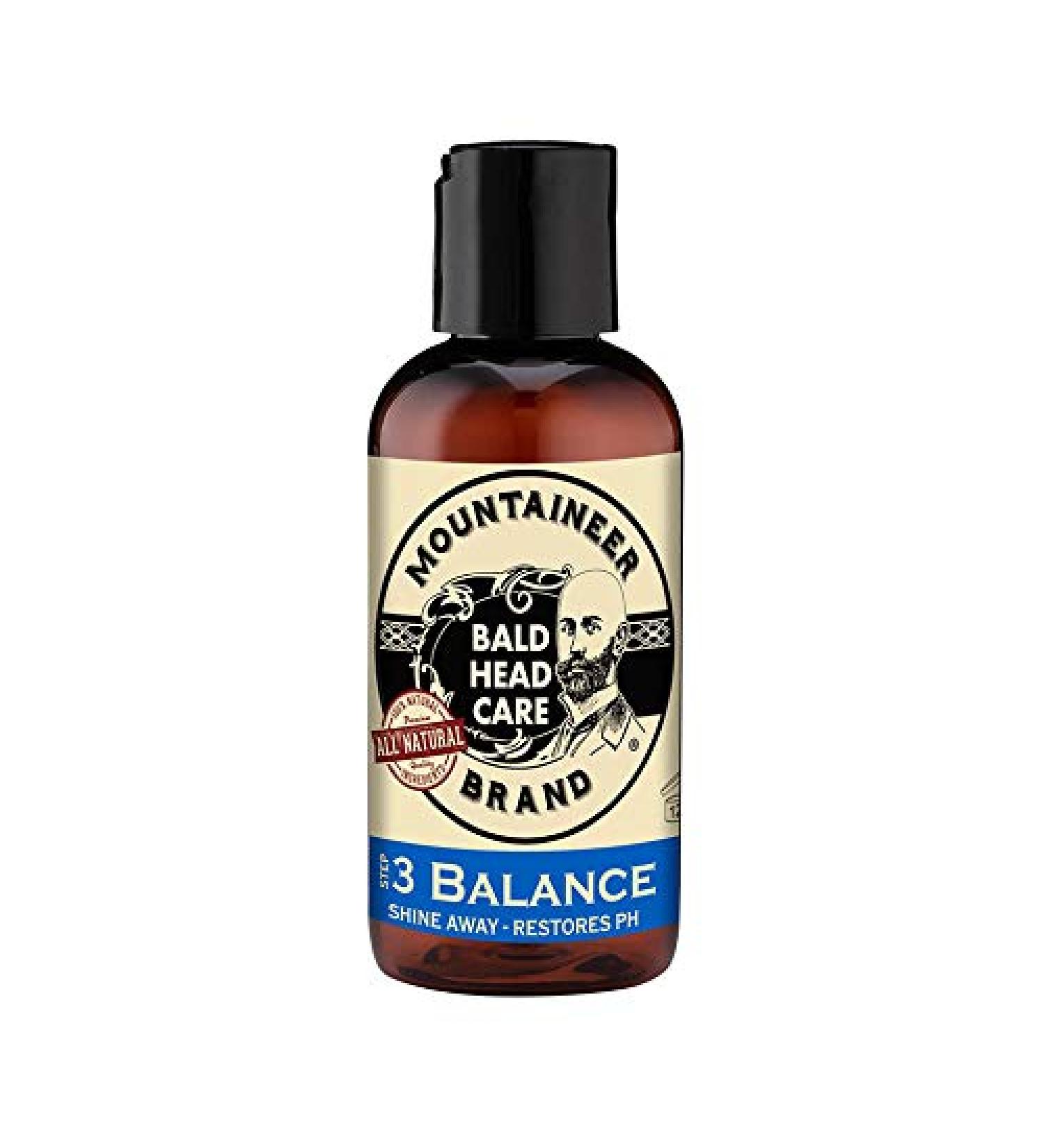 Mountaineer Brand Bald Head Care - Men's All Natural Shine Away and PH Balance - Buy Online on GoSupps.com