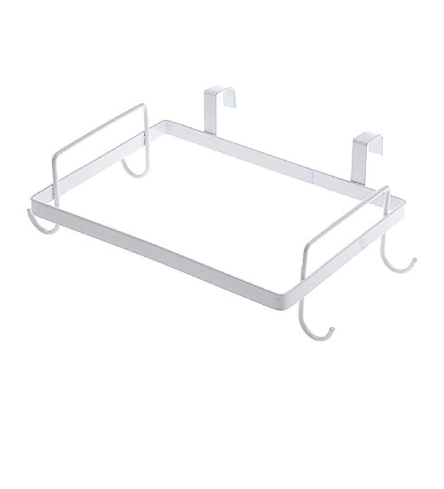 Trash Bag Holder Over Door Plastic Bag Holder Plastic Bracket Stand Rack for Kitchen Cabinets Doors and Cupboards Rubbish and Grocery Bag Hanger Kitchen Accessories (Color : White) - Buy Online on GoSupps.com