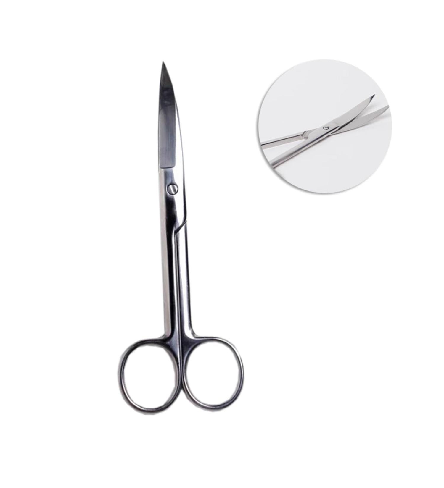 minkissy Facial Hair Men Curved Craft Cosmetics Curved for Eyebrows Nose Hair Trimmer Eyebrow Gauze Man Makeup medium Silver - Buy Online on GoSupps.com