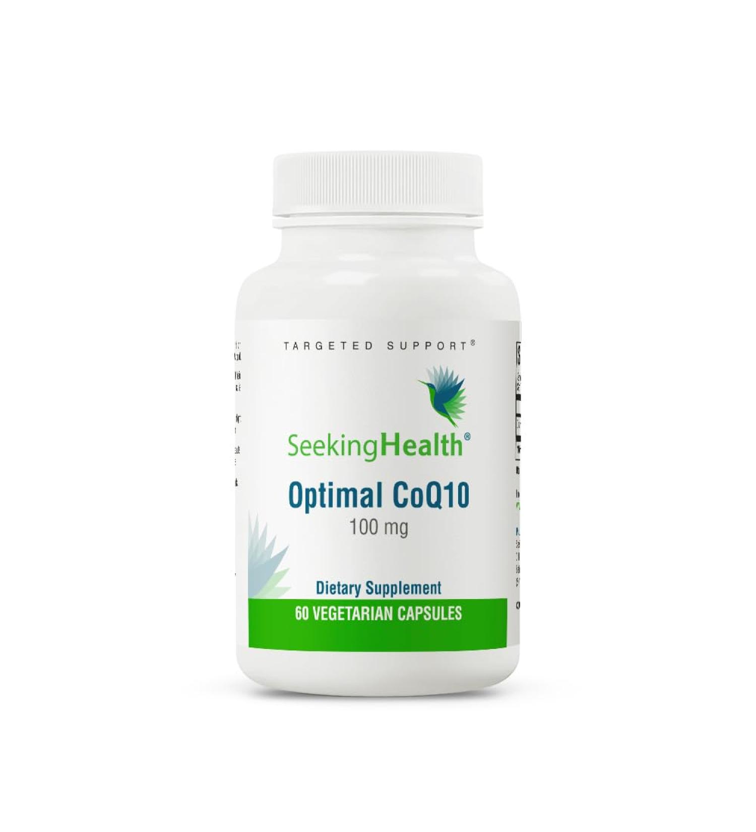 Buy Seeking Health Optimal CoQ10 - Coenzyme Supplement for Heart Health & Energy - 100 mg Antioxidant Capsules - International Shipping Available - Buy Online on GoSupps.com