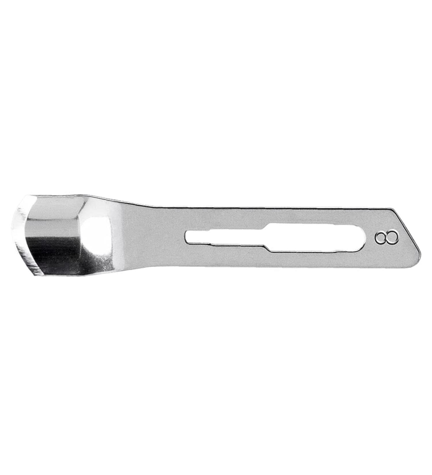 Buy Kosmetex 10 Pcs No.8 Hollow Chisel Blades - Foot Care Blades for Smooth Skin | International Shipping Available - Buy Online on GoSupps.com