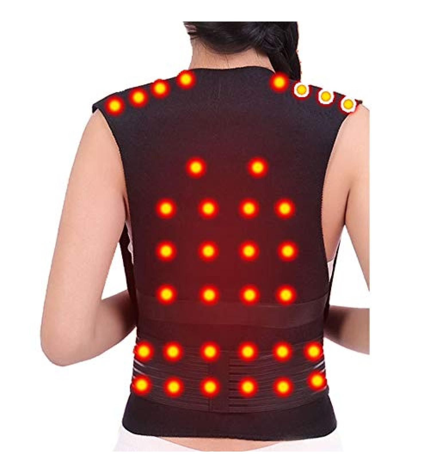 Buy Tangist Turmaline Back Support Belt - Lumbar Heating Corset for Pain Relief & Massage - International Shipping - Buy Online on GoSupps.com
