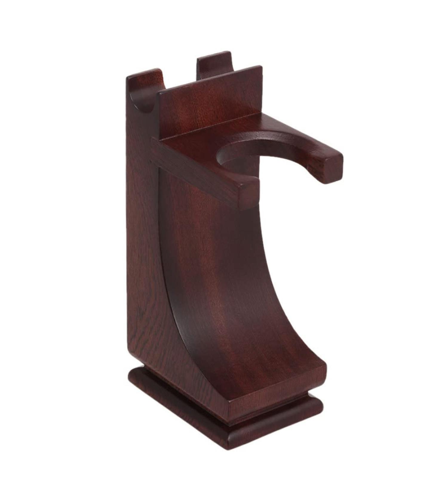 BEAHING Wooden Shaving Brush Stand & Razor Holder - Non-Slip Base for a Perfect Shave - Buy Online on GoSupps.com