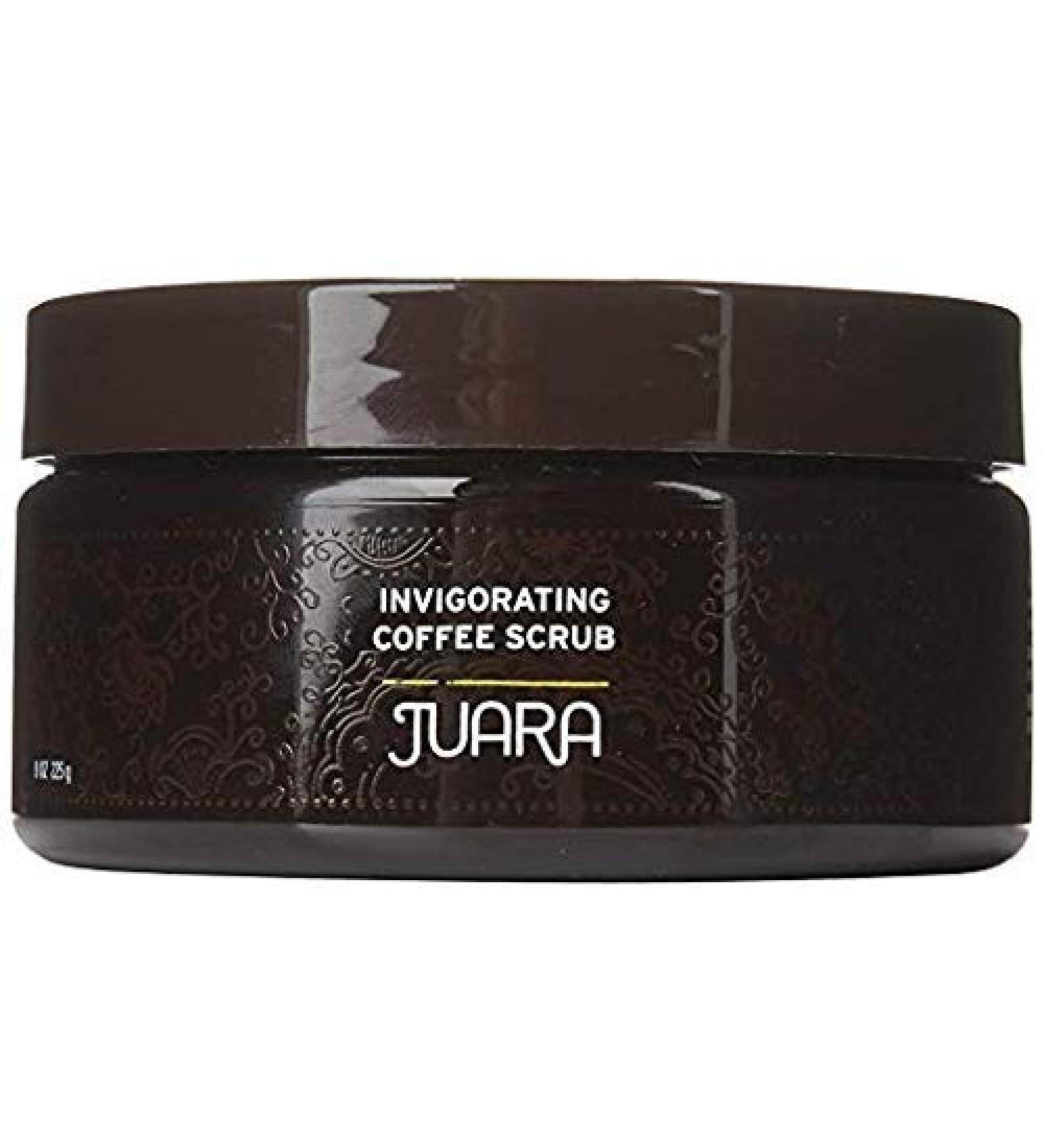 JUARA Invigorating Coffee Scrub - Body Exfoliator for Smooth Skin | Hydrating Chocolate Espresso Polish | Cruelty Free & Paraben/Sulfate Free - 8 oz - Buy Online on GoSupps.com