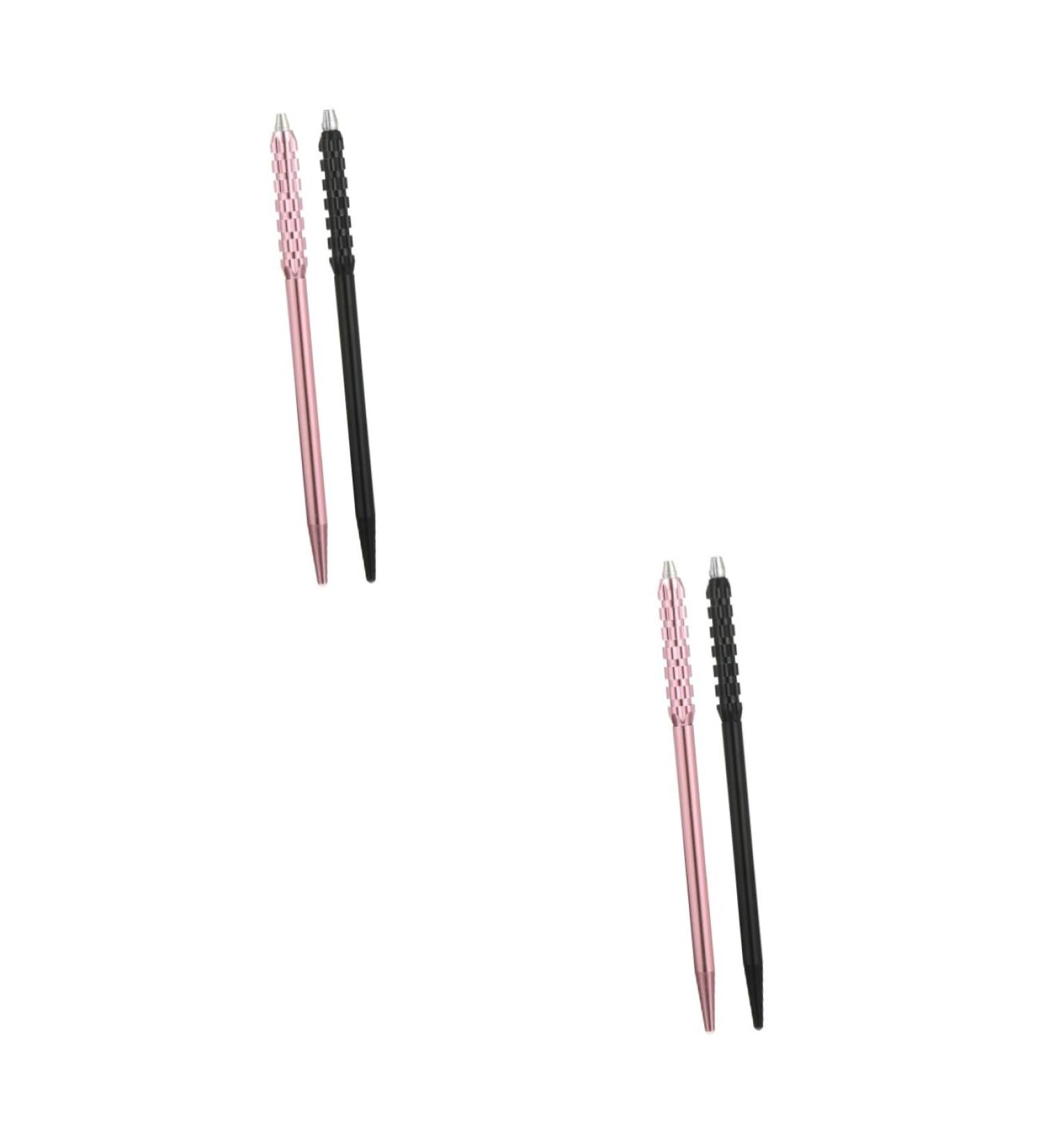 FRCOLOR 4 Pcs Embroidery Pen Hand Tools Makeup Eyebrow Pen Embroidered Pen Double Sided Eyebrow 1 count (Pack of 1) Black Pinkx2pcs - Buy Online on GoSupps.com