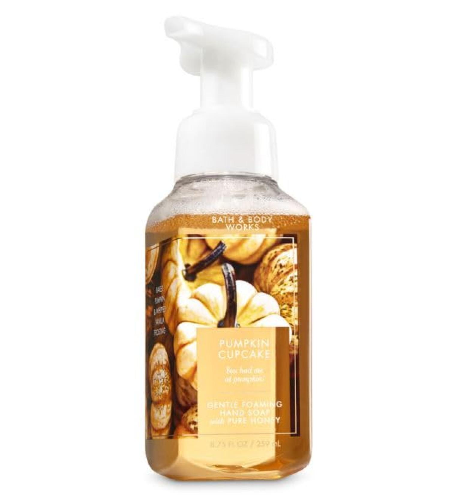 Bath Body Pumpkin Cupcake Gentle Foaming Hand Soap - 8.75 Fl Oz - Scented with Natural Essential Oils