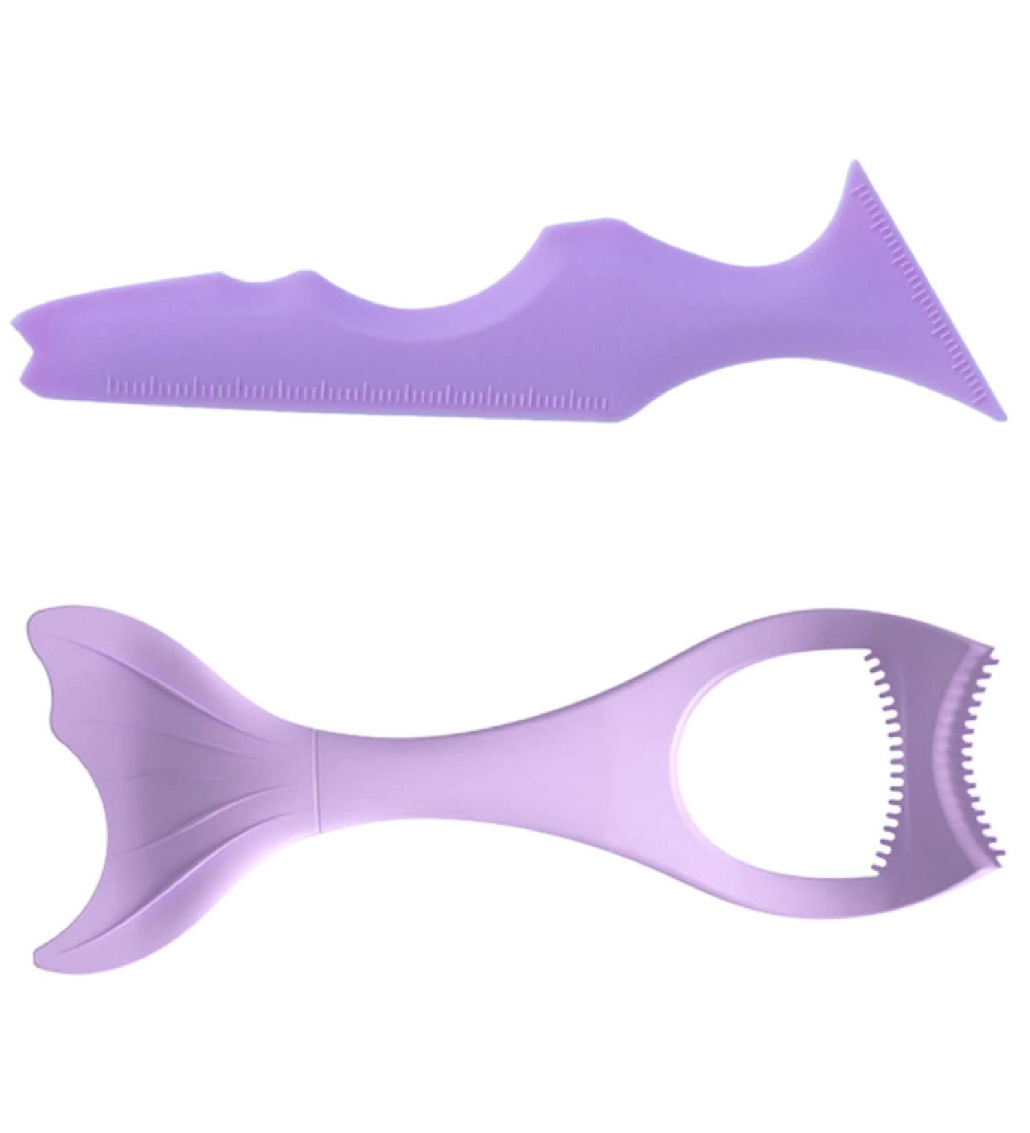 Didiseaon 2pcs Eyeshadow Heated Lash Curler Mascarades for Women Eyeliner Make up Aids Ruler Third Gear 15x5.7cm - Buy Online on GoSupps.com