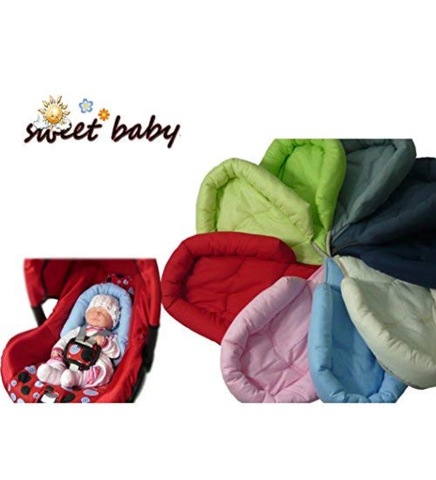 Sweet Baby Softy Seat Reducer/ Newborn Insert/Seat Insert for Baby Car Seat Size 0/0 Such as Maxi-Cosi Cybex and Others Marine / Dunkelblau