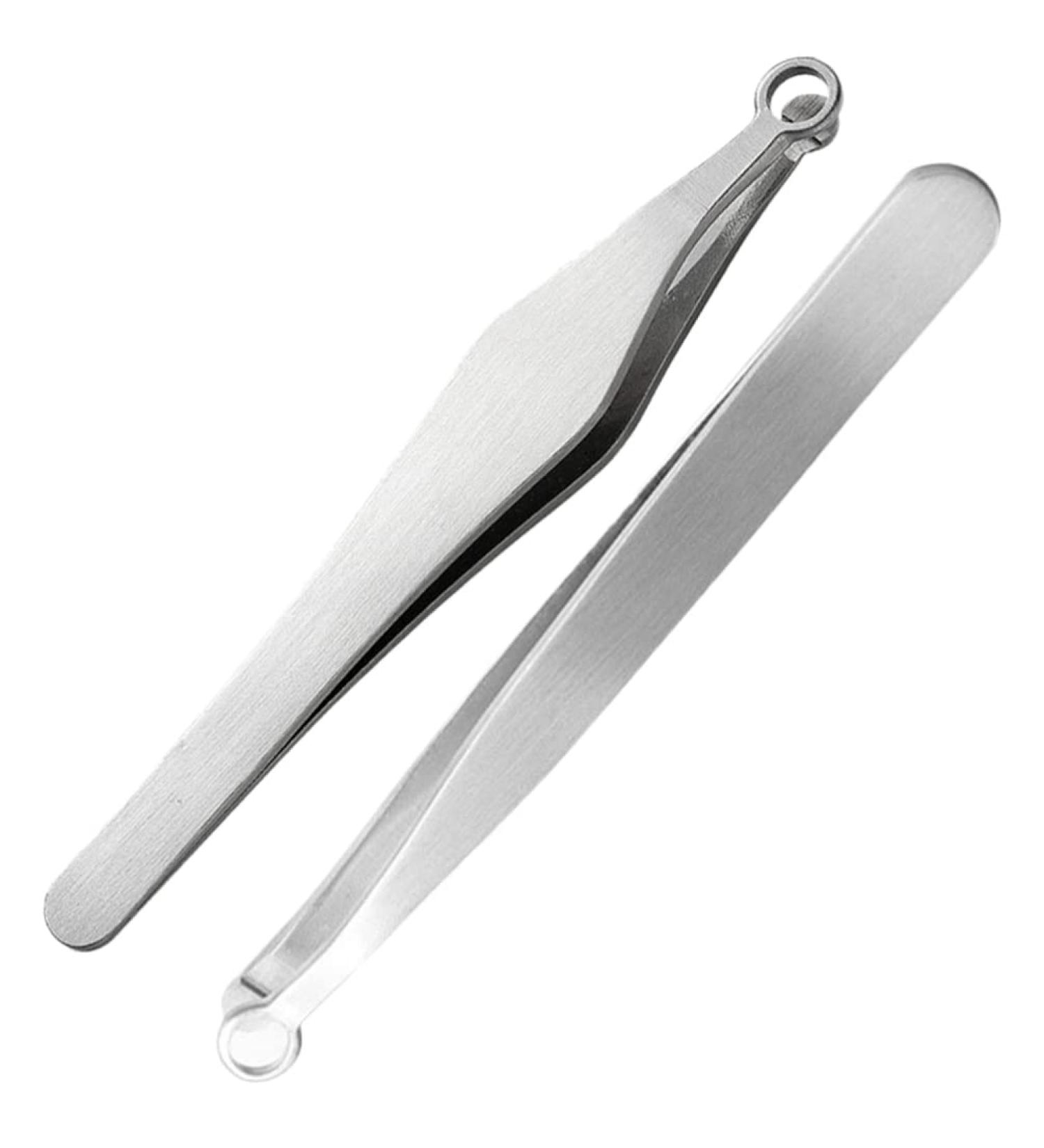 Frcolor Stainless Steel Nasal Hair Clip & Eyelash Tweezers Set - Precision Grooming Tools for Men & Women - Buy Online on GoSupps.com