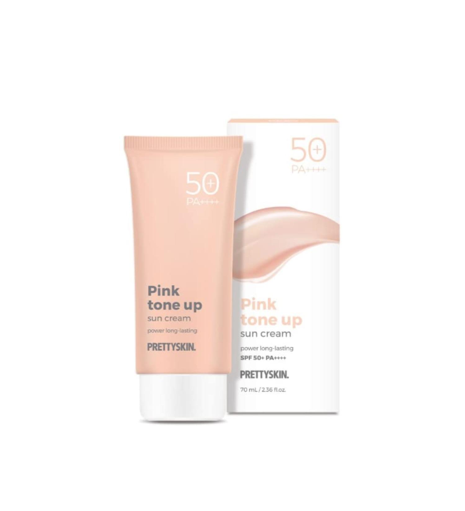 Waterproof Pink Tone Up Sunscreen Natural Tint Long-Lasting Protection with Shea Butter & Chamomile | Zinc Oxide & Titanium Dioxide for Radiant Skin - Buy Online on GoSupps.com