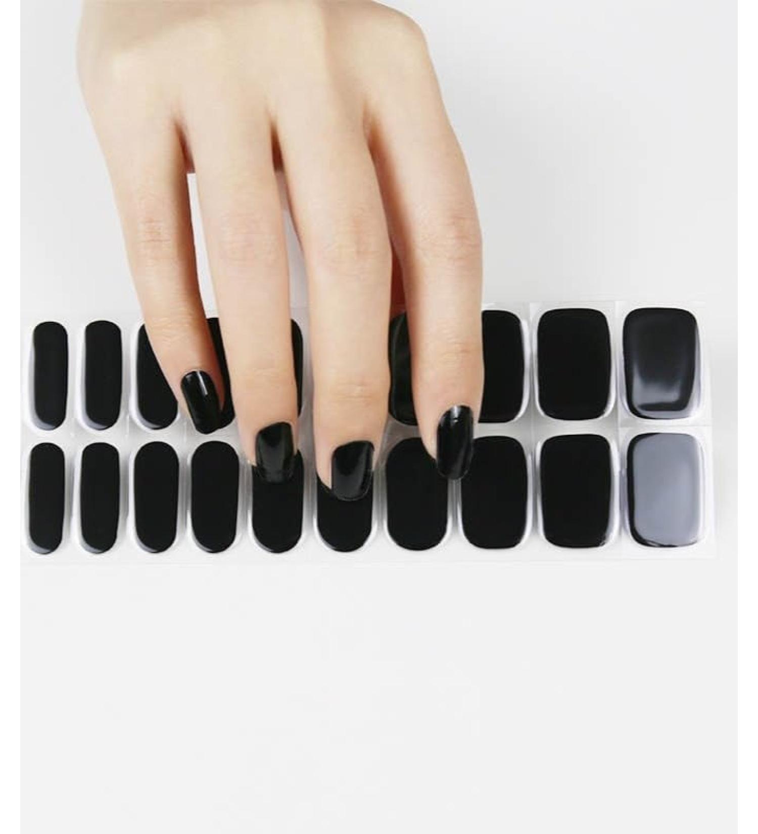 Zaubern gel4Home - UV Nail Wraps & Foils | Mr. Black Semi-Cured Gel Nails for Perfect Manicures Internationally - Buy Online on GoSupps.com