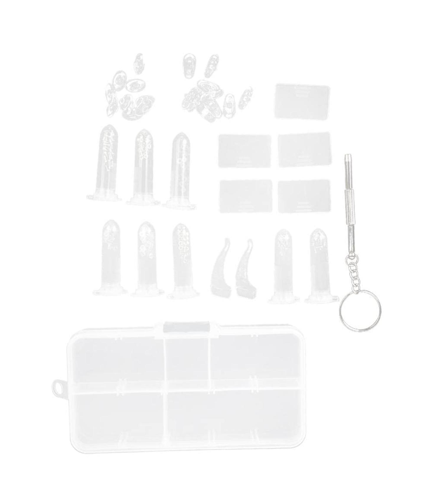 Harilla Optical Repair Tool Kit - Eyeglasses Screw Nut & Nose Pad Assortment for Easy Fixes - International Shipping Available - Buy Online on GoSupps.com