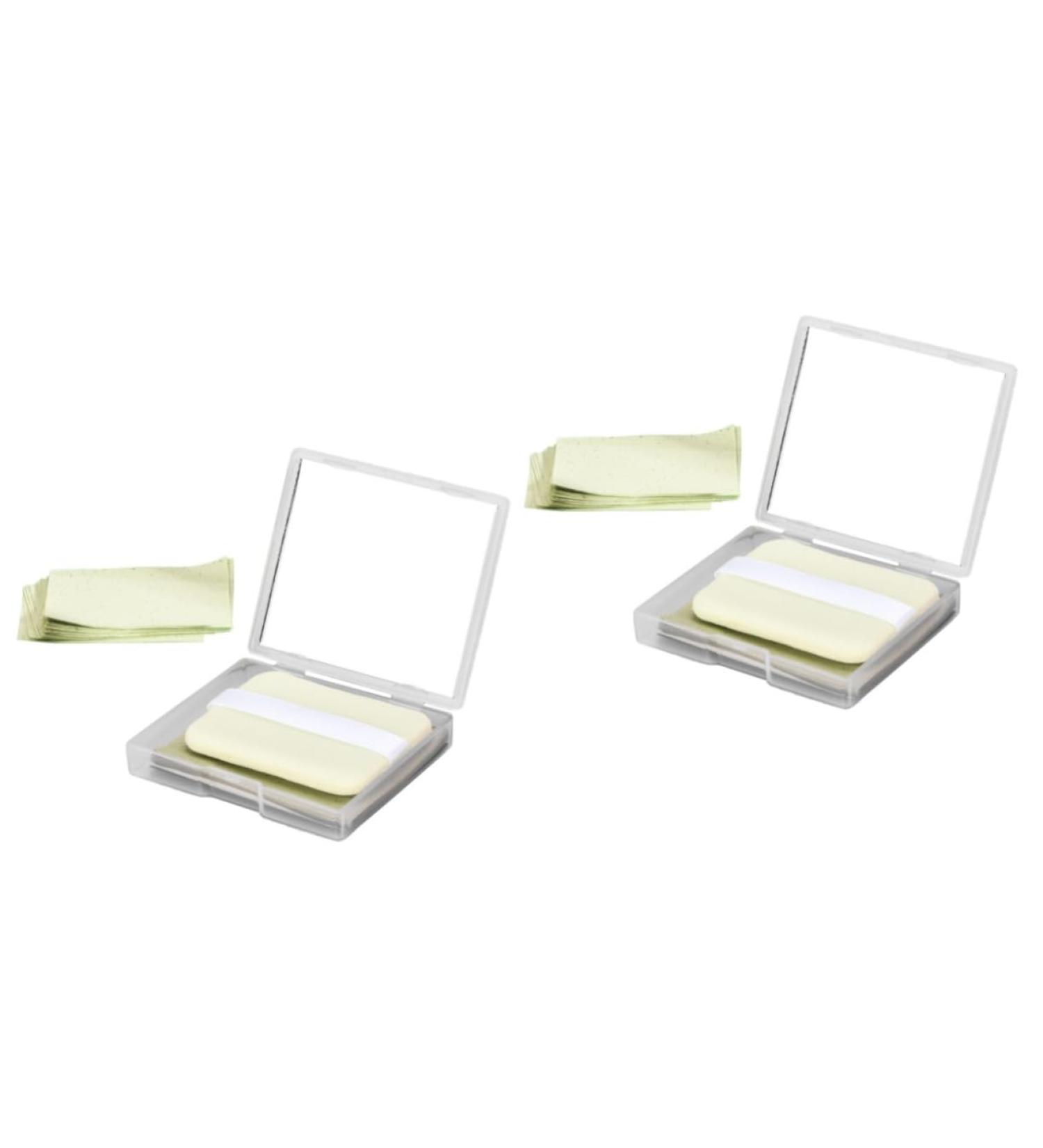 MAGICLULU 2 Sets Oil Blotting Paper Facial Oil Face Oil Control Papers Absorbing Tool Saline Solution for Piercings Oil Control Film Paper Makeup Tools Oil Absorption - Buy Online on GoSupps.com