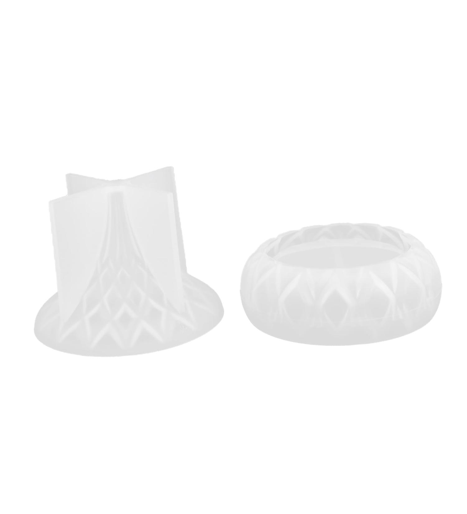 EXCEART 2pcs Storage Box Mold Lipstick Mold Silicone Mold Storage Case Organizer Mold Accessories Cake Mold 8.5X8.5X7CMx2pcs Pyramidx2pcs - Buy Online on GoSupps.com