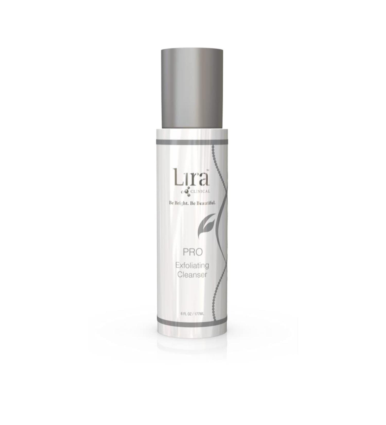 Lira Clinical Pro Exfoliating Face Cleanser 6 Oz - Brightening Facial Wash with Salicylic Acid - Buy Online on GoSupps.com