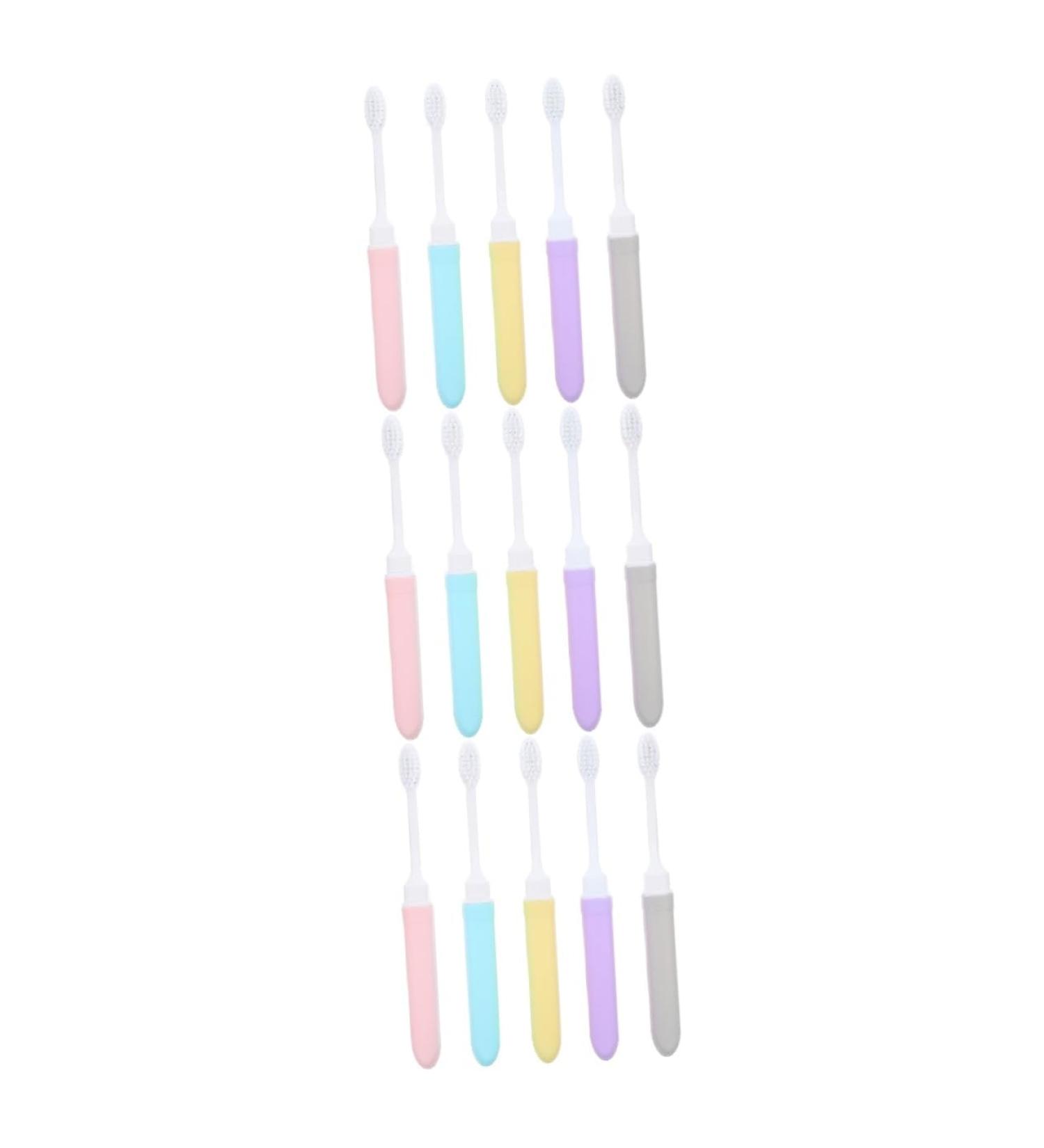 Mobestech 15-Piece Adult & Children's Toothbrush Travel Case Set - Perfect for Travel & Oral Care - Buy Online on GoSupps.com