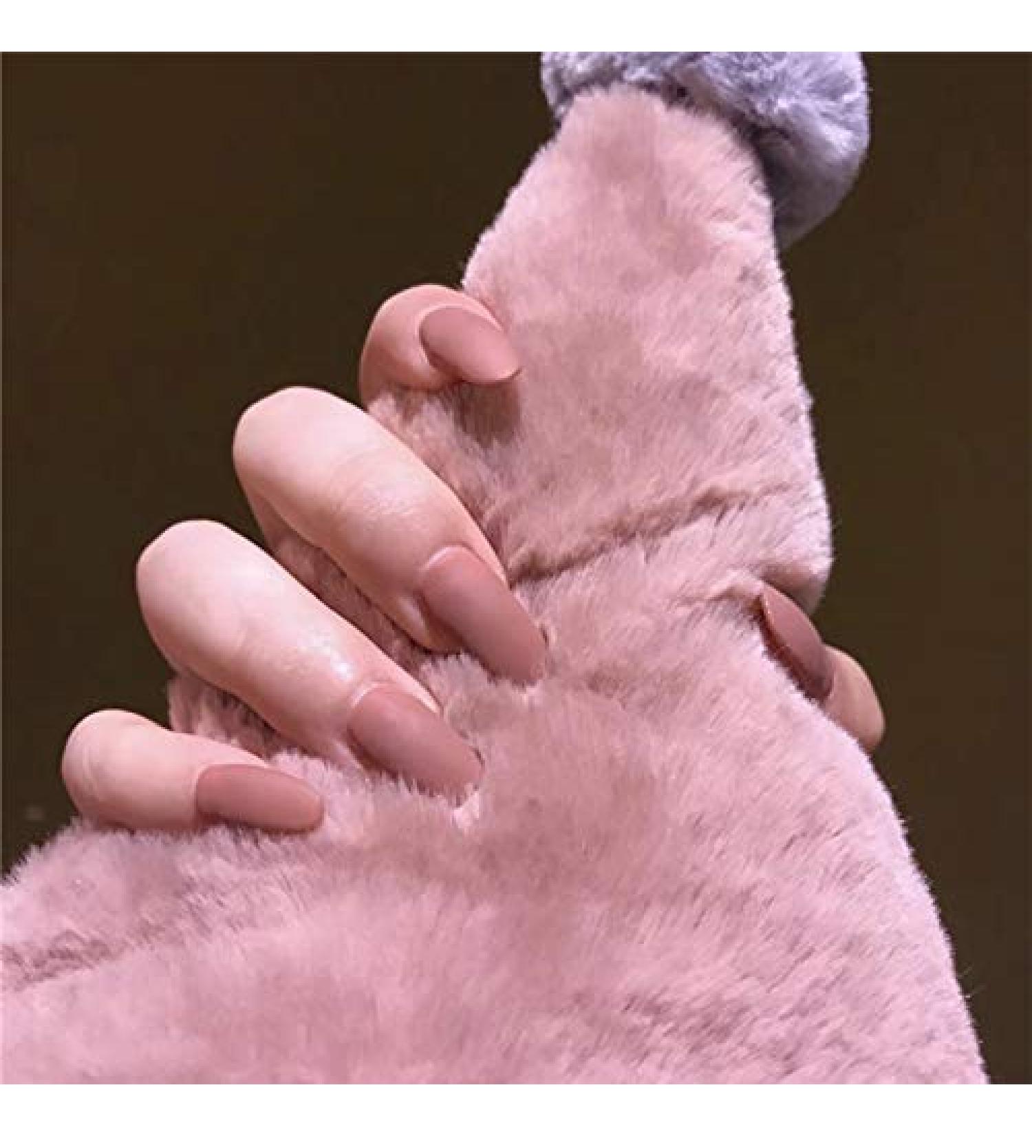 Buy Sethain Matt Oval False Nails Tips - 24 Miniature Purely Press-On Fingernails for Women & Girls | International Shipping Available - Buy Online on GoSupps.com