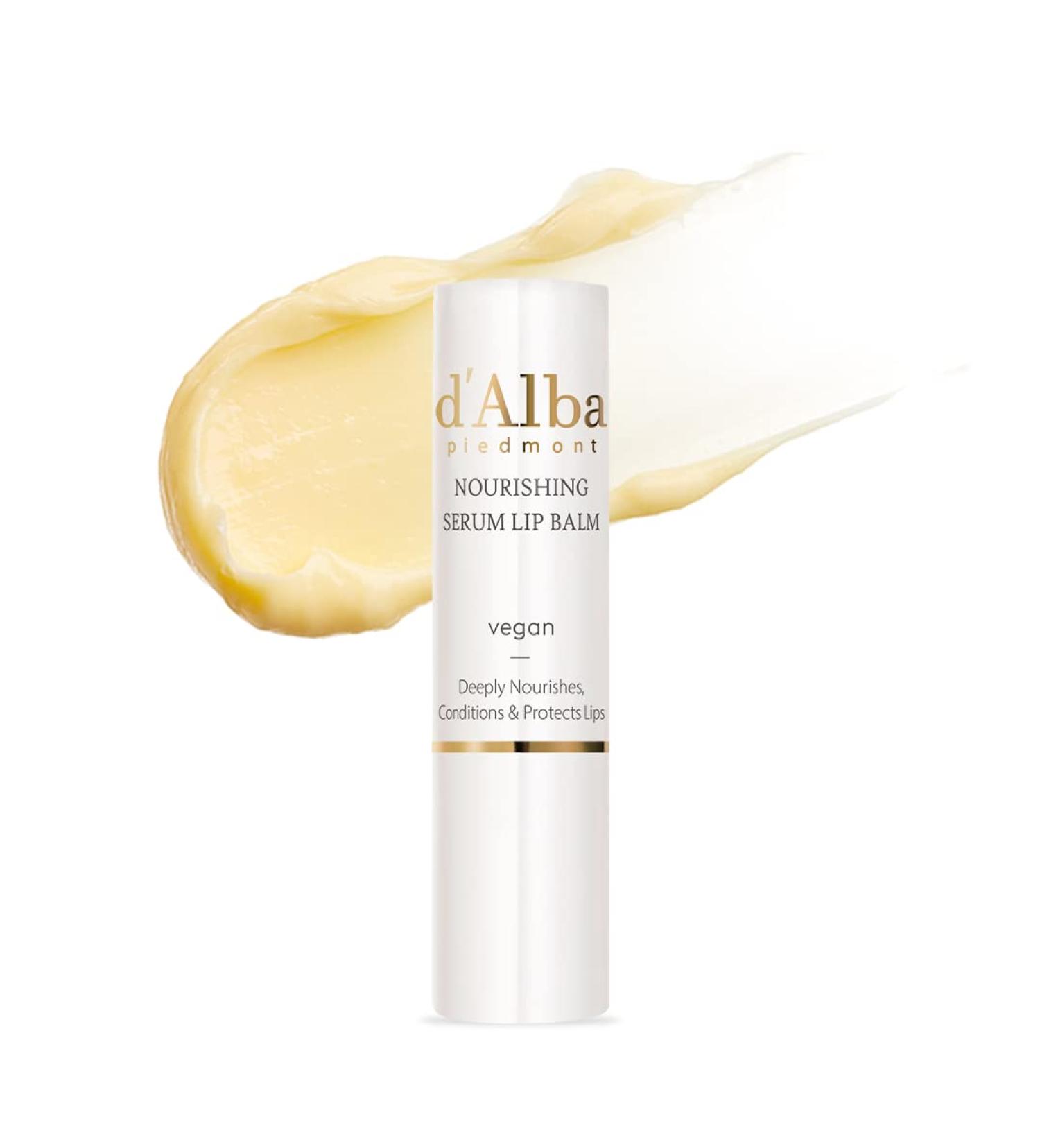 Alba Piedmont Italian White Truffle Nourishing Serum Lip Butter | Vegan Hydrating Lip Care for All Skin Types | Glowy Finish & Safe for Sensitive Skin - Buy Online on GoSupps.com