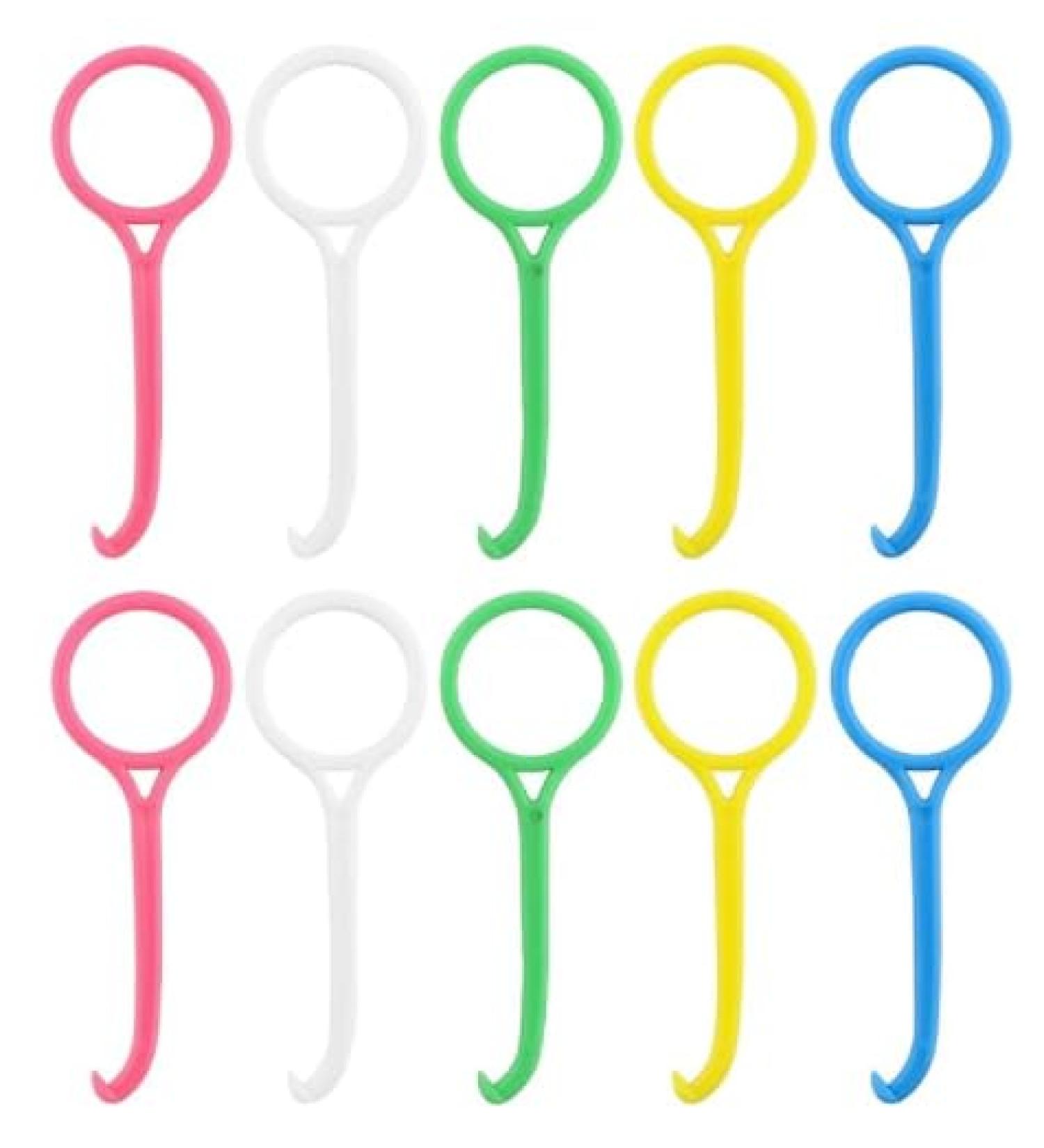 Lurvous 50 pieces of aligners removal tools invisible braces extractor distant for invisible braces braces remover Aligner Removal Tool for oral care (5 colors)