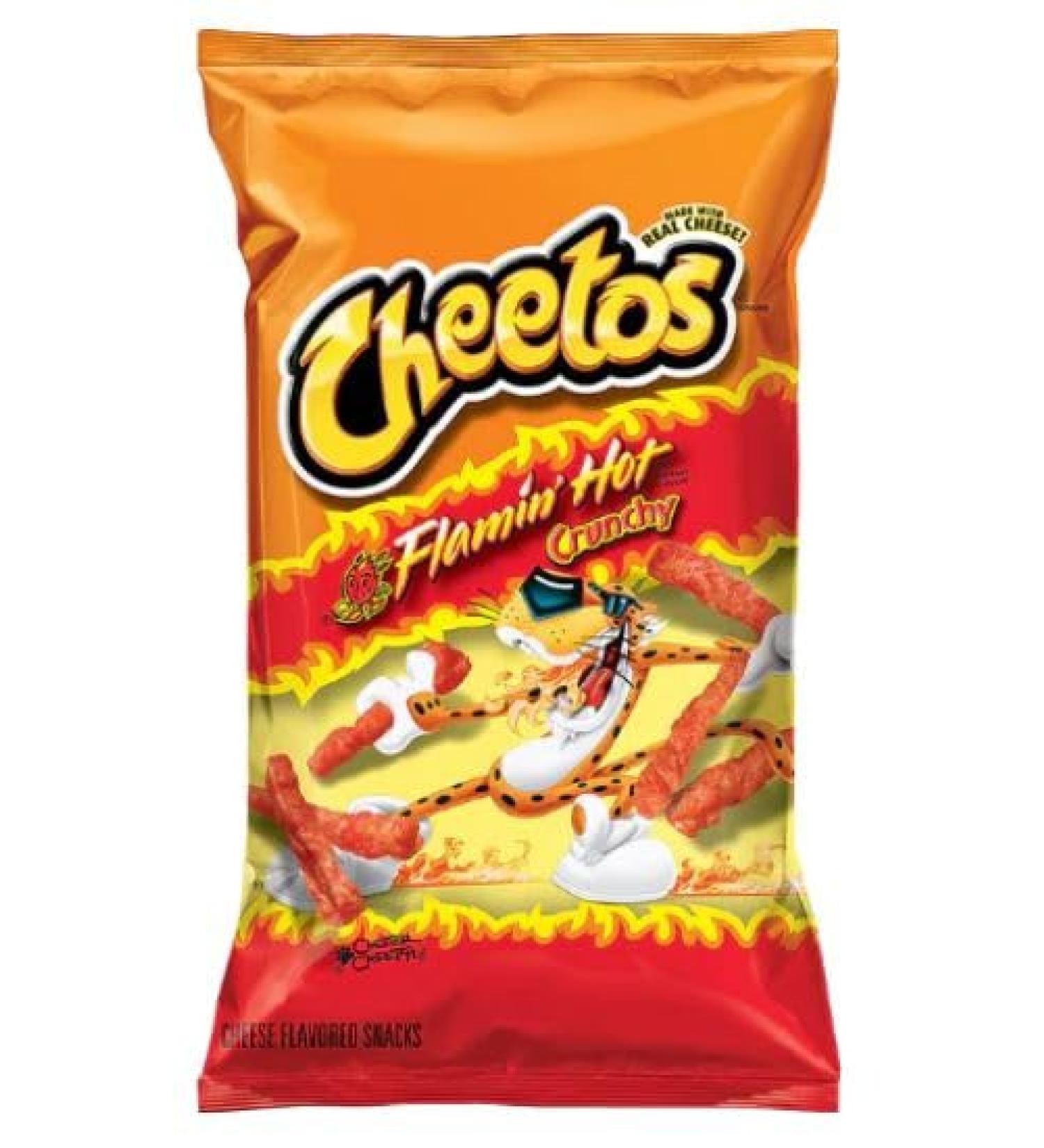 Cheetos Crunchy Flamin Hot 226.8g 8oz (10pack) by Mazovia Brands 22.68 g (Pack of 10)