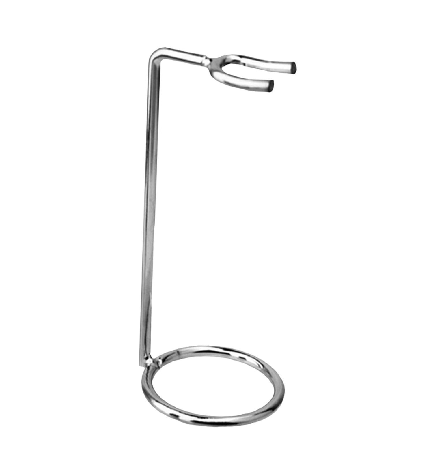 Modern Hearing Stand & Shaving Brush Organizer | Extra Wide Openings | Travel Razor Accessories in Sleek Silver - Buy Online on GoSupps.com