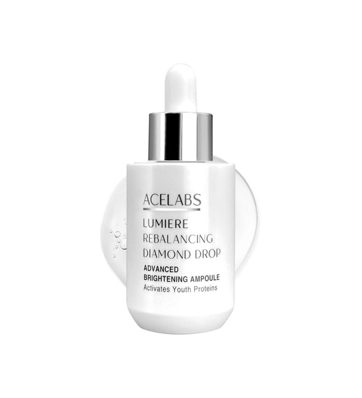 ACELABS Advanced Brightening & Anti-Aging Serum - Niacinamide Ceramide Hyaluronic Acid | Hydrate Tighten & Even Skin Tone - 1.01oz - Buy Online on GoSupps.com