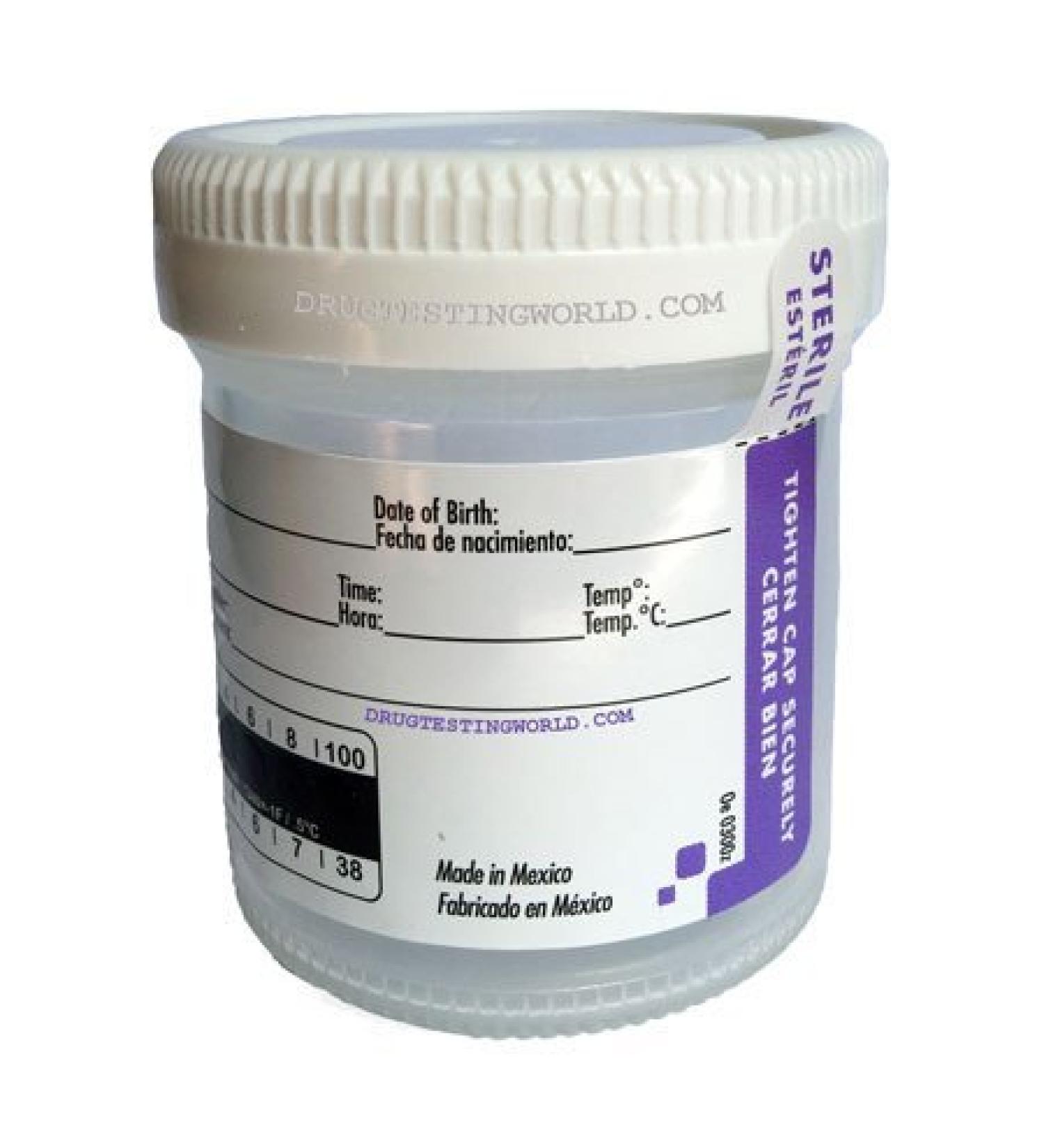 90ml Urine Cup with Temperature Strip to be Used with Urine Drug Tests