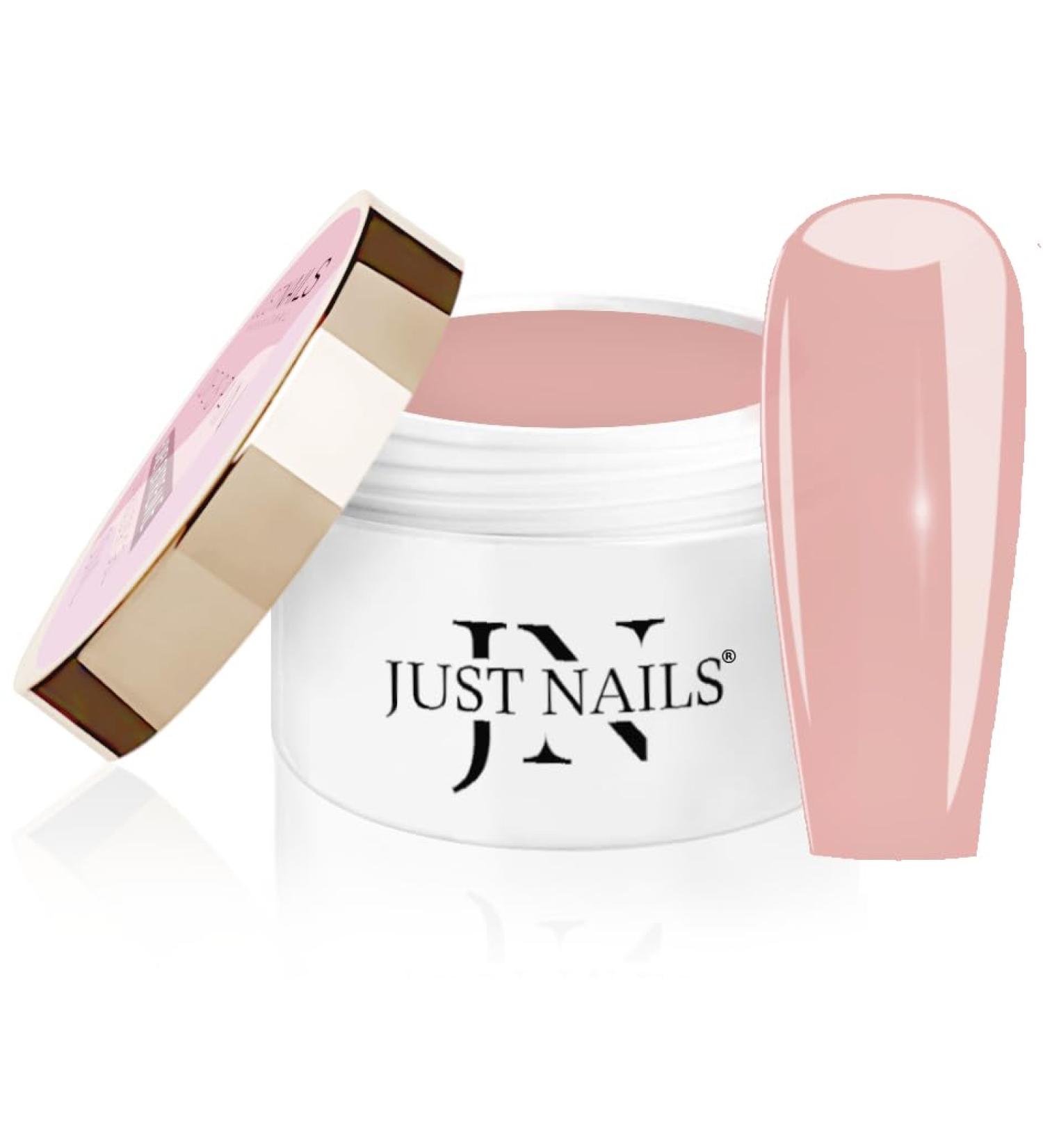 Justnails Pro Honey Cream Extreme Builder UV/LED -Gel Builder - Thixotrop Gel Schablonel gel - no run no lifts (Take My Soul 50ml) 50 ml (1 Pack) Take My Soul