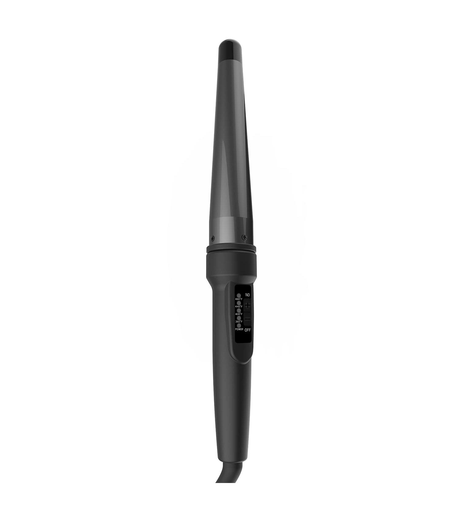 Olityna Ceramic Tapered Curling Wand 1.25 Inch - Professional Hair Curling Iron with Adjustable Temperature and Auto Shut Off - Buy Online on GoSupps.com