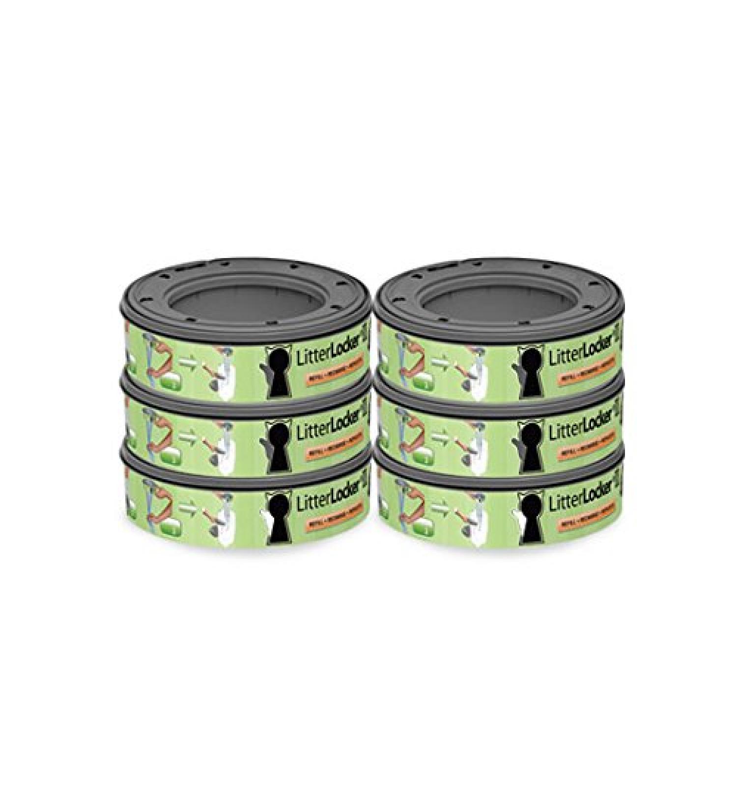 Litterlocker II Cat Round Refill Set of 6