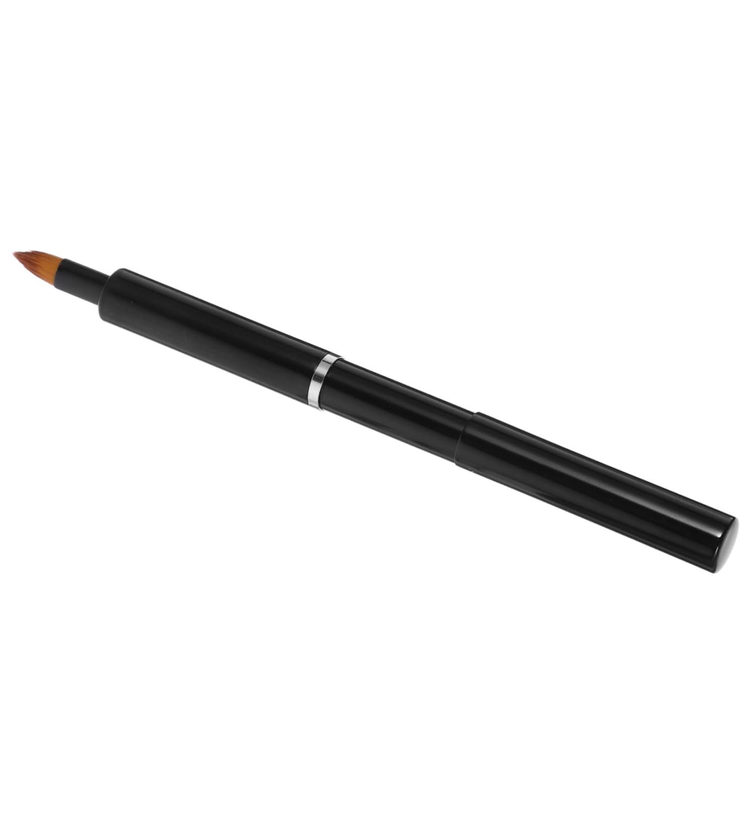 FRCOLOR Lip Brush smudge stick lip stick lip gloss applicators round applicator make up Tricolor lipstick brush lip balm Makeup Tools beauty tools aluminum makeup brush Lip Gloss Brush 13.40X0.90X0.90CM Black - Buy Online on GoSupps.com