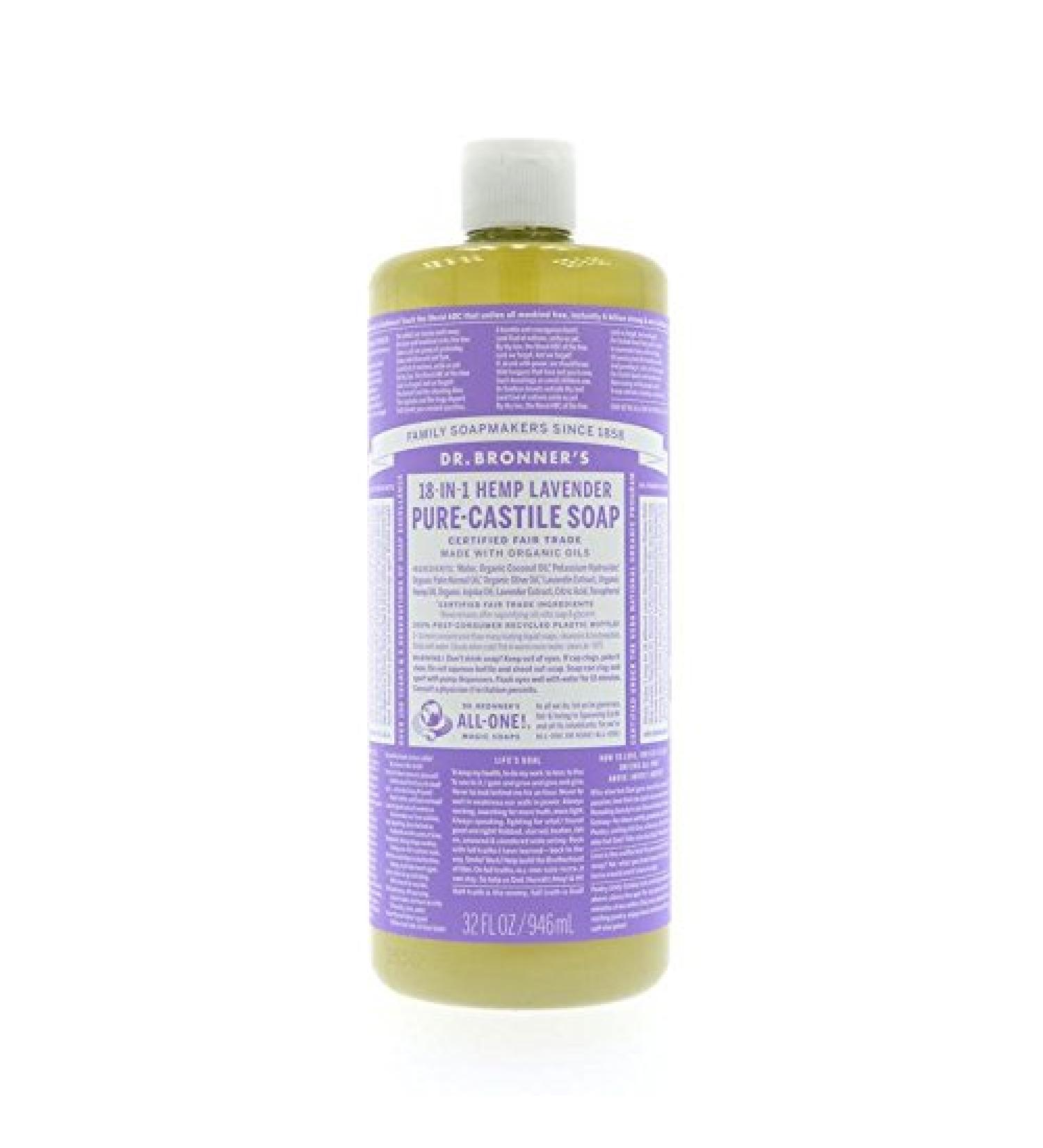 Dr Bronner - Lavender Castile Liquid Soap 1000ml